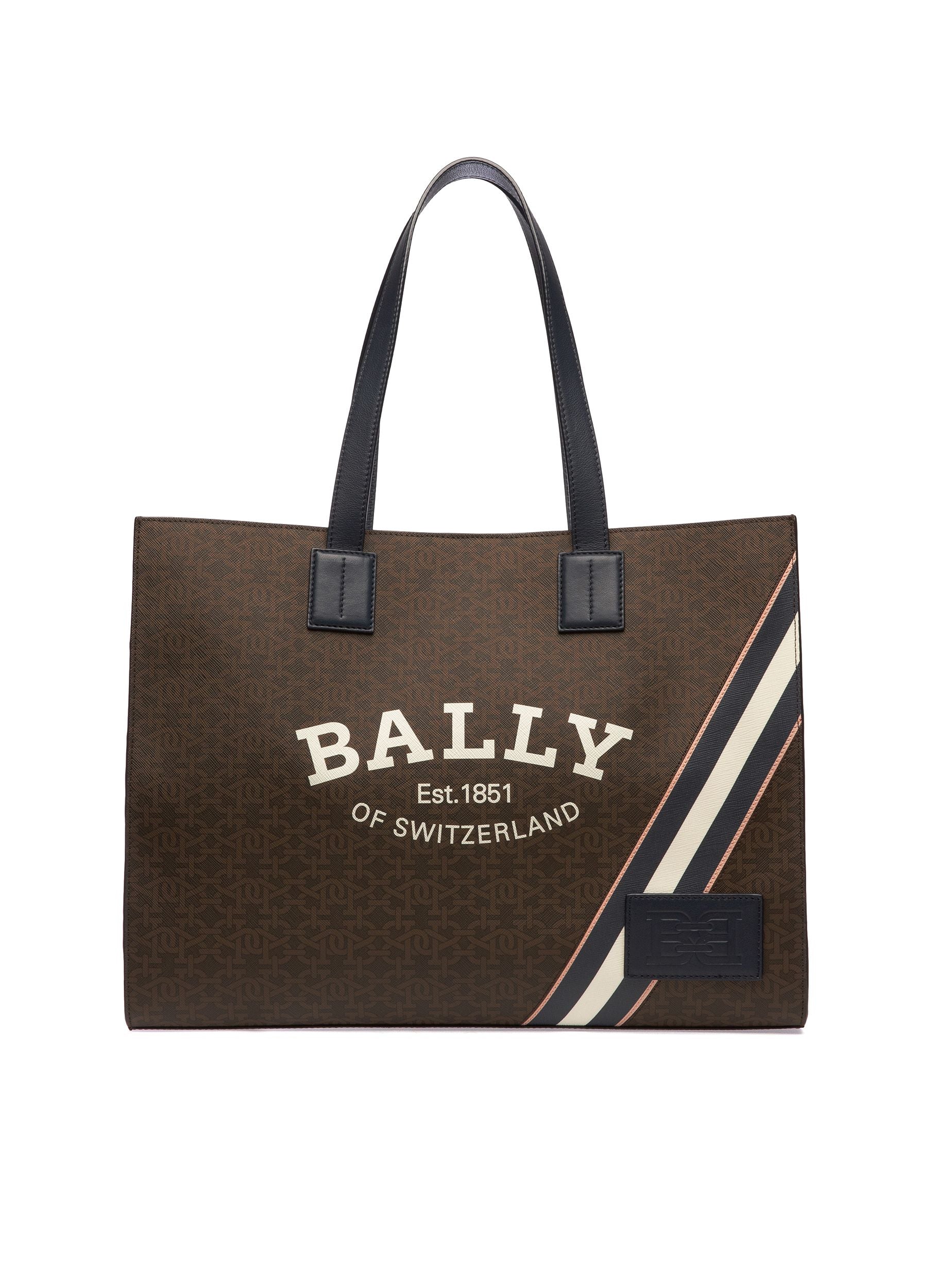 Crystalia Bolso Tote En Tpu De Color Marrón - Mujer - Bally - 01