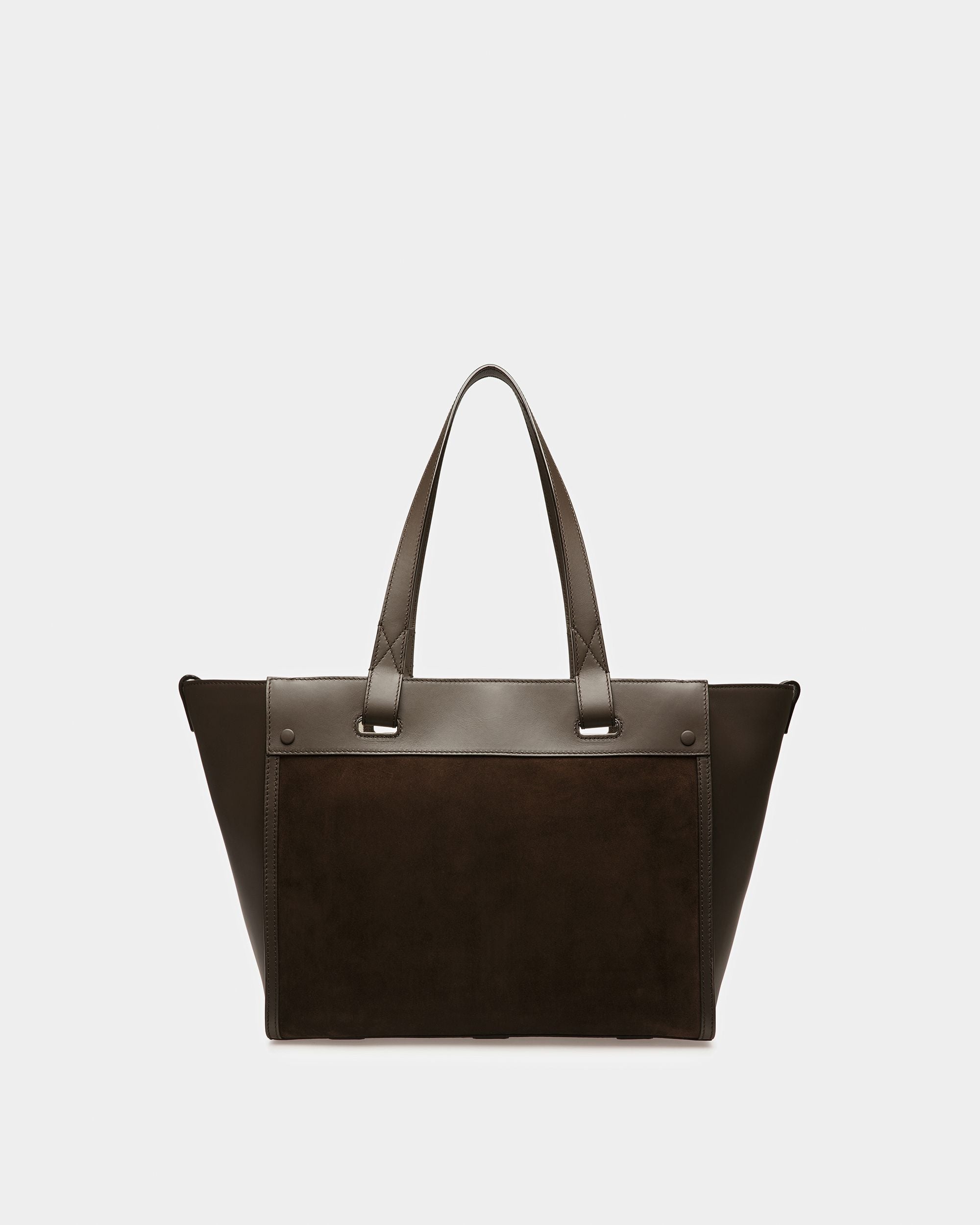 Arystea Bolso Tote De Piel En Marrón - Mujer - Bally - 03
