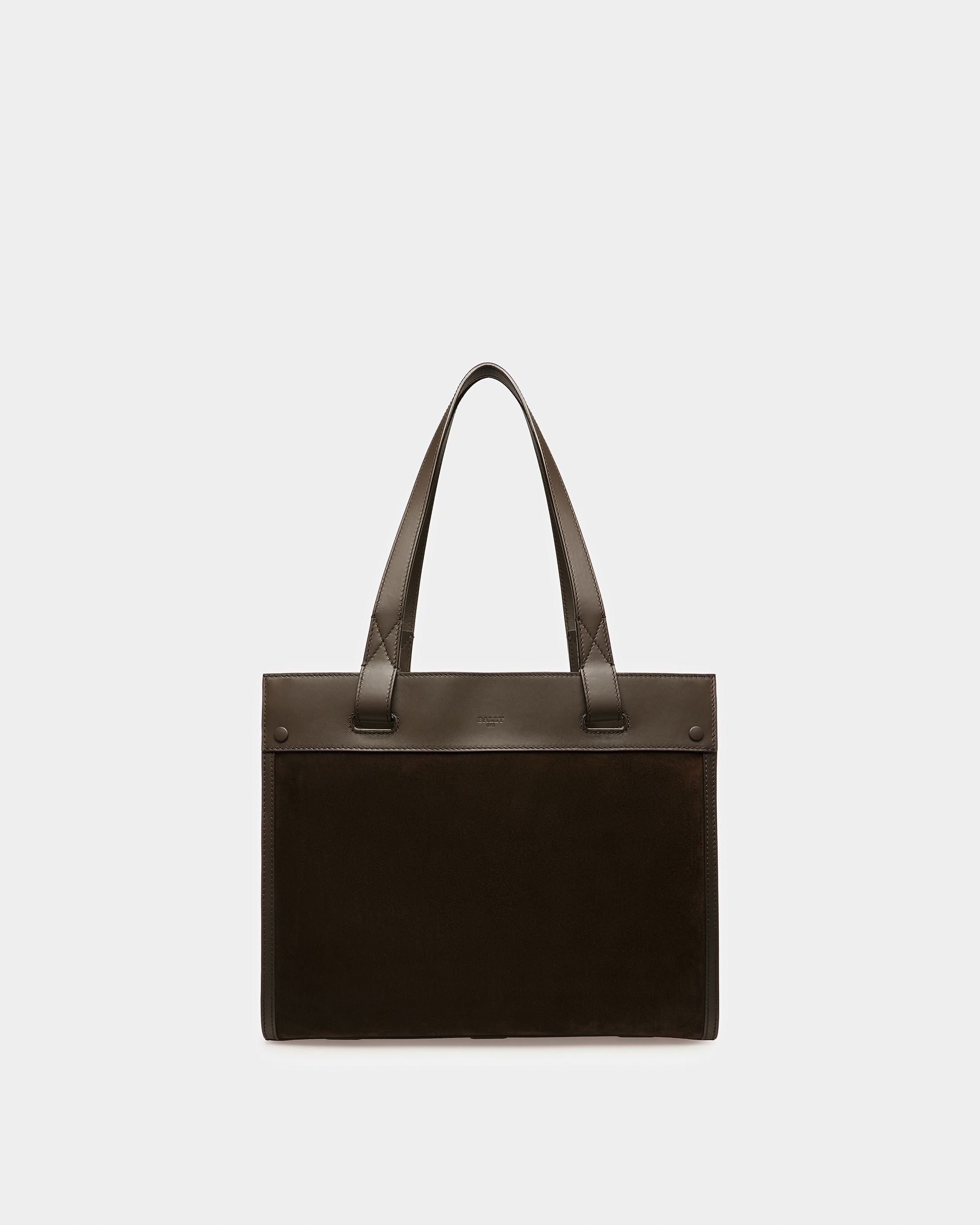 Arystea Bolso Tote De Piel En Marrón - Mujer - Bally - 07