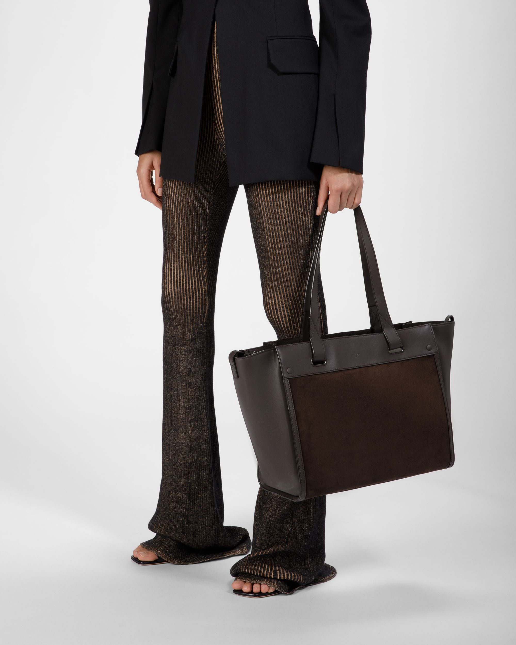Arystea Bolso Tote De Piel En Marrón - Mujer - Bally - 08