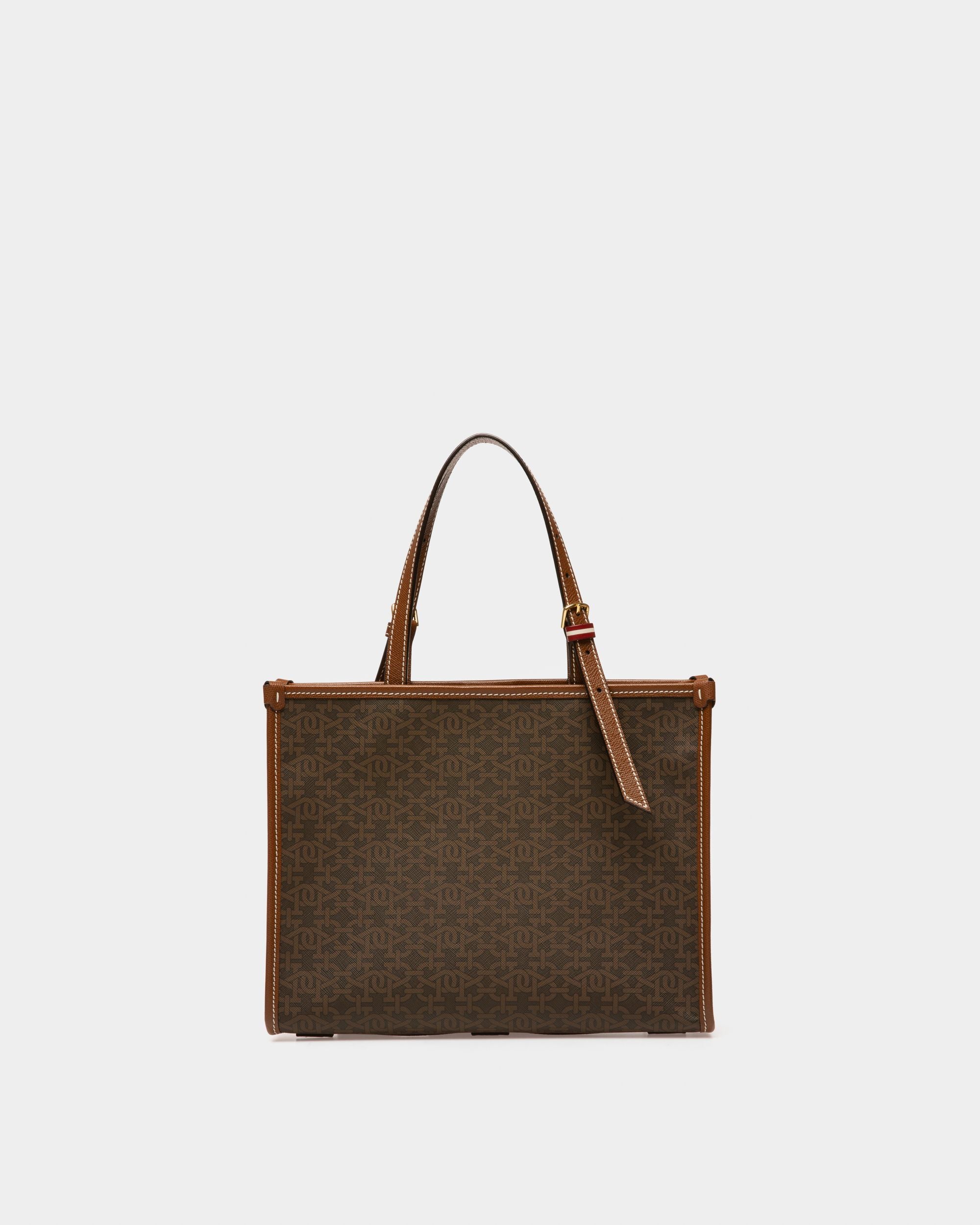 Calie Small Bolso Tote En Tpu De Color Marrón - Mujer - Bally - 02