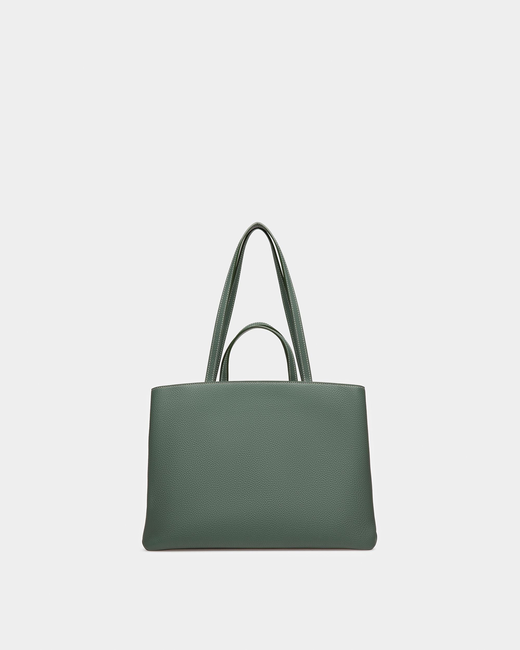 Lya Leather Tote In Sage - Women's - Bally - 03