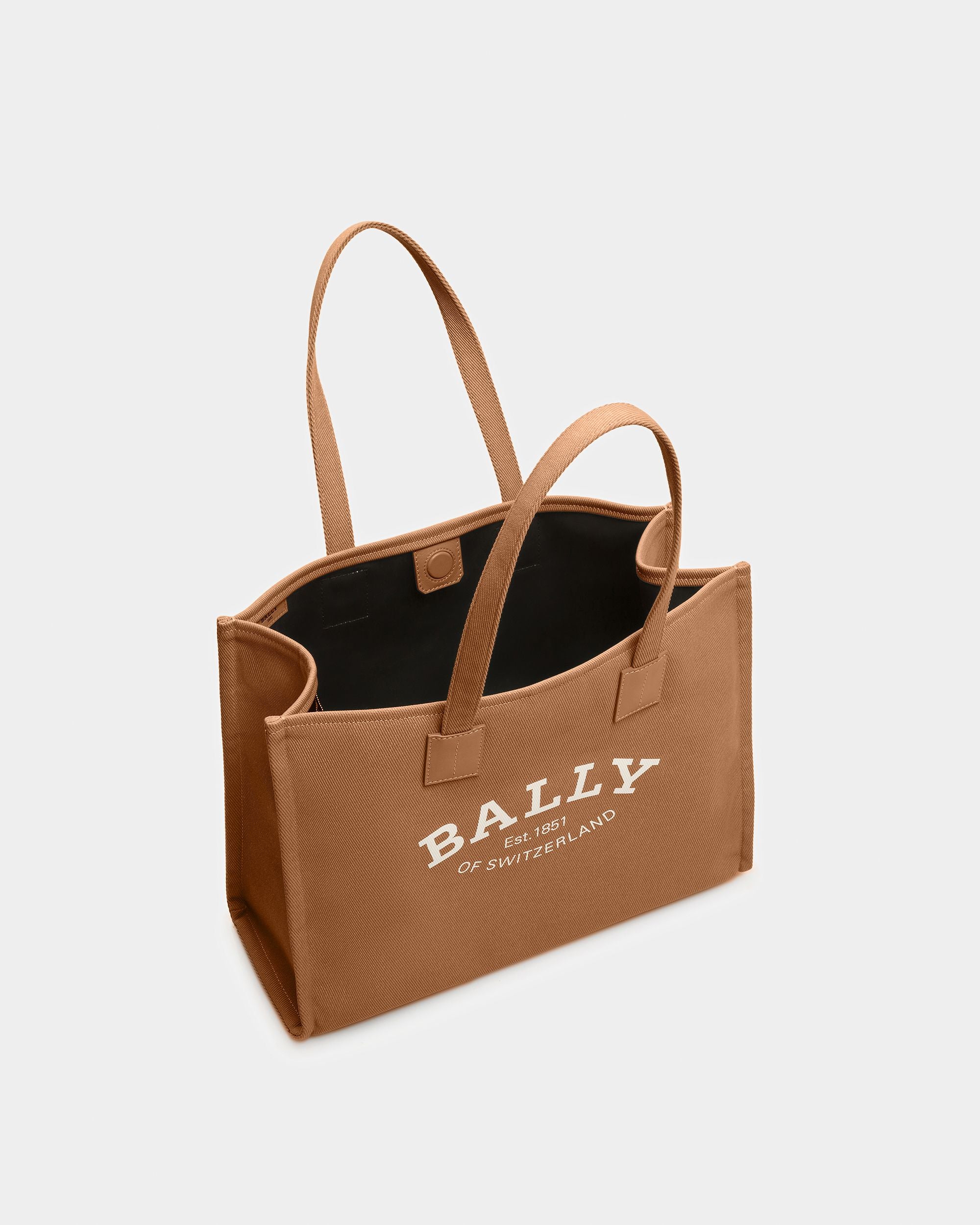 Crystalia Bolso Tote De Piel En Marrón - Mujer - Bally - 03