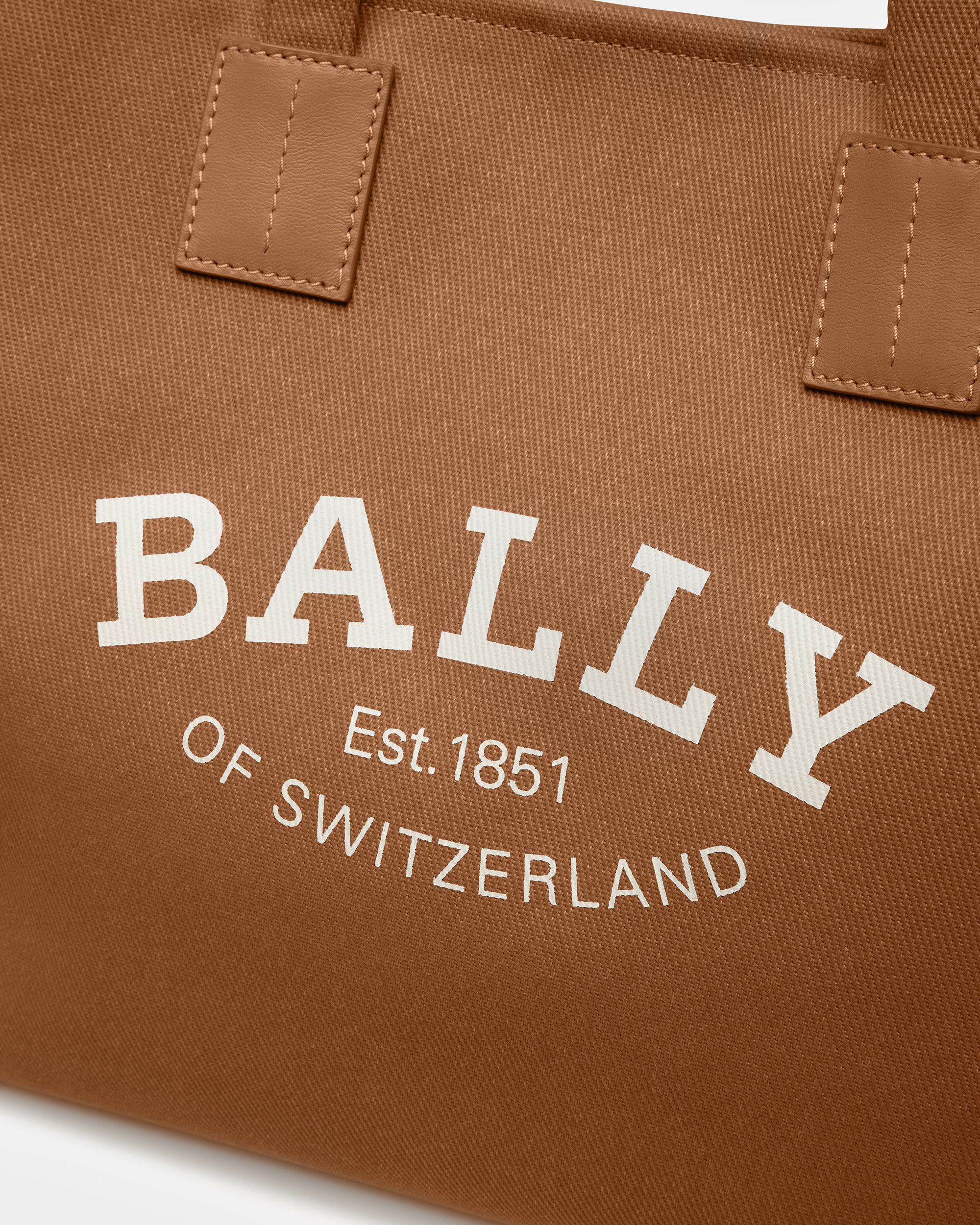 Crystalia Bolso Tote De Piel En Marrón - Mujer - Bally - 04