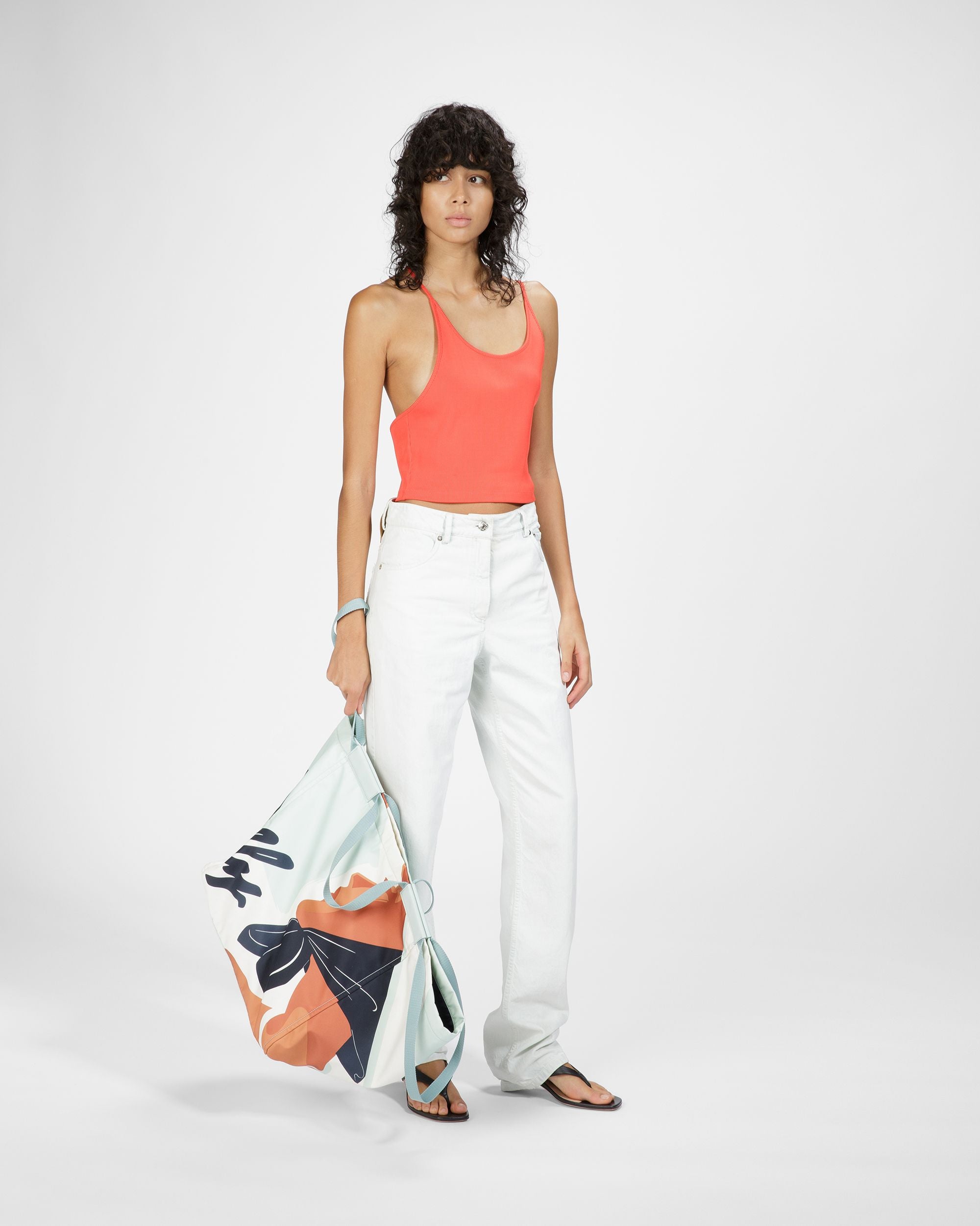 Billboard Bolso Tote De Nailon En Azul - Mujer - Bally - 05