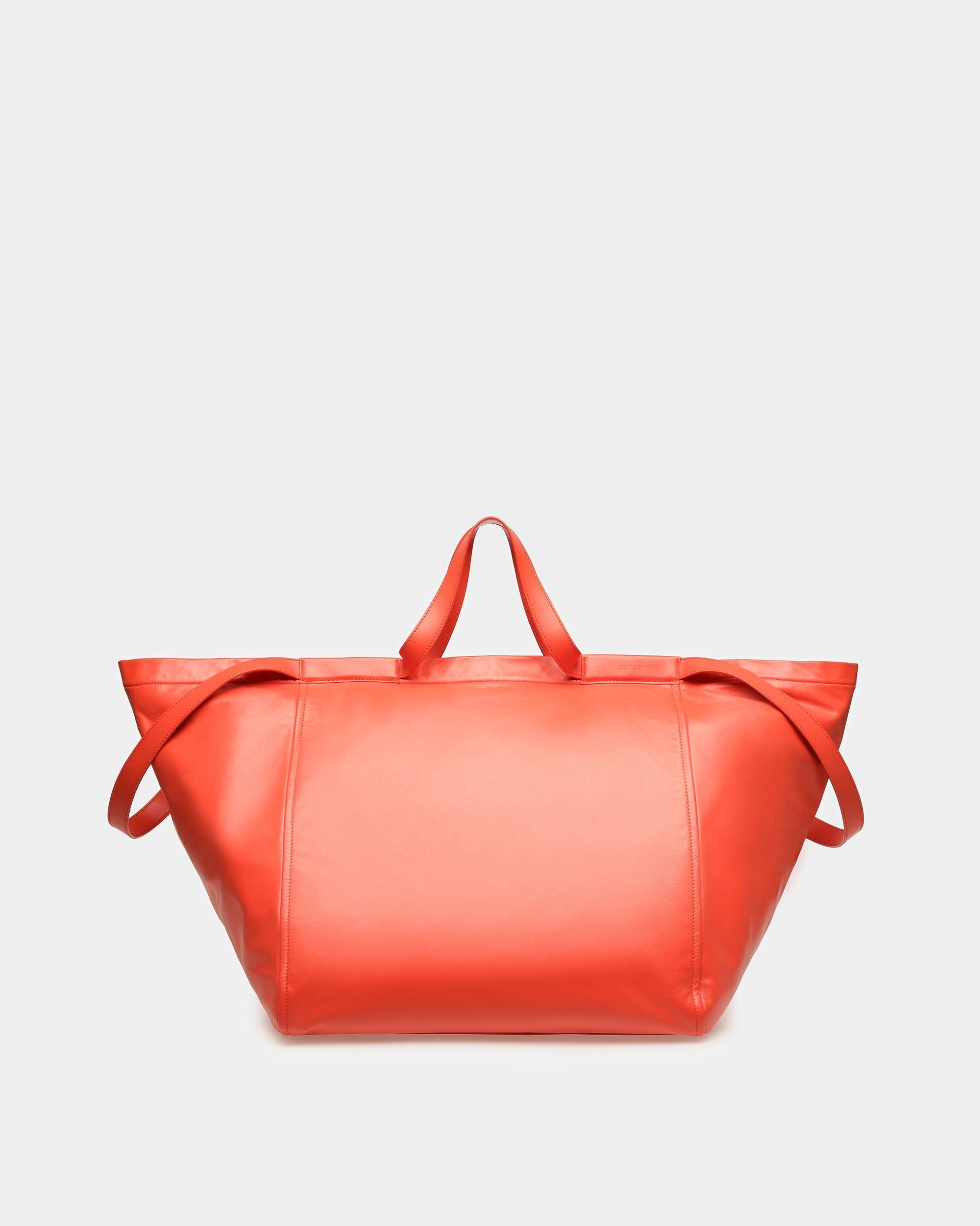 Billboard Bolso Tote De Piel En Naranja - Mujer - Bally - 01