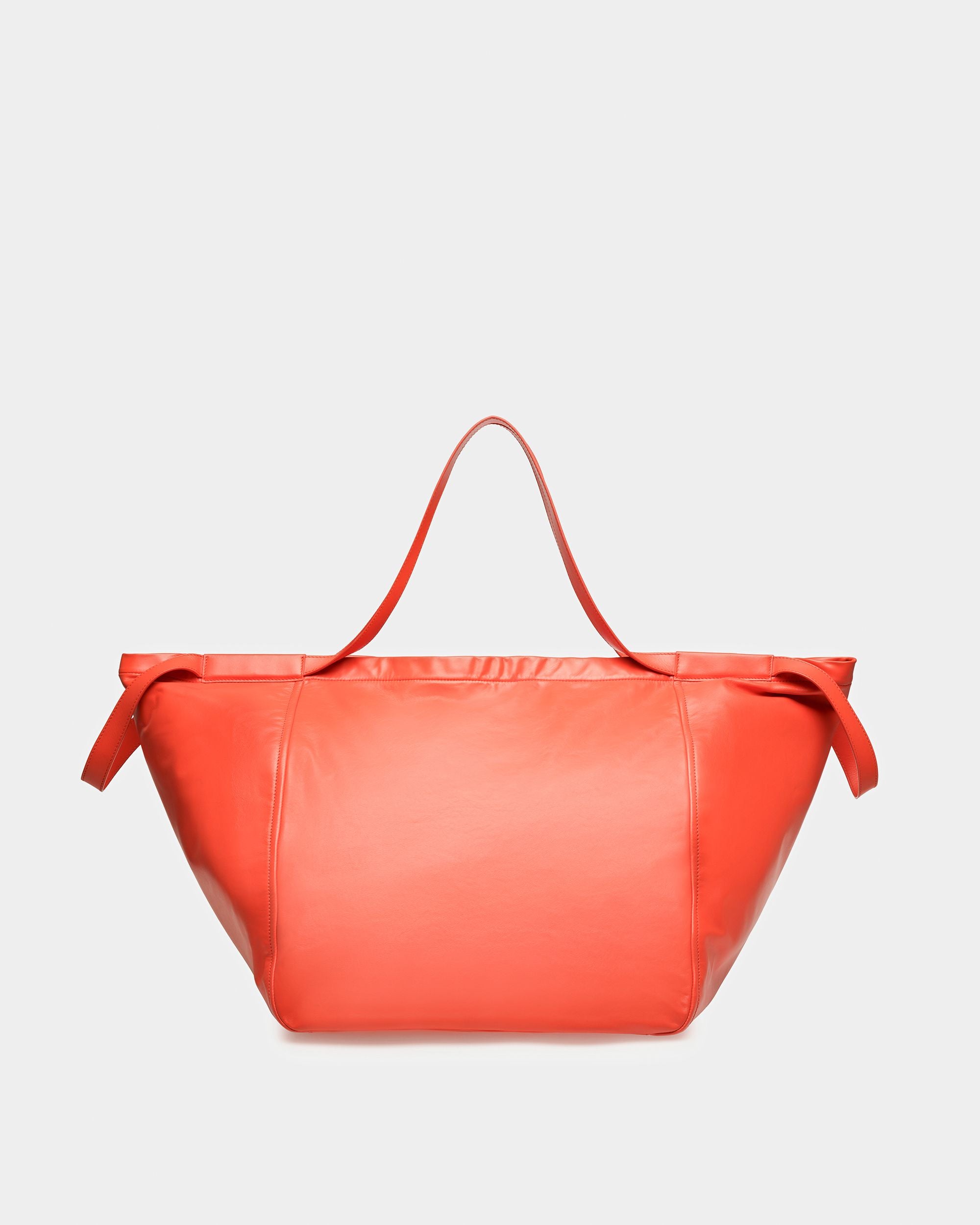 Billboard Bolso Tote De Piel En Naranja - Mujer - Bally - 07