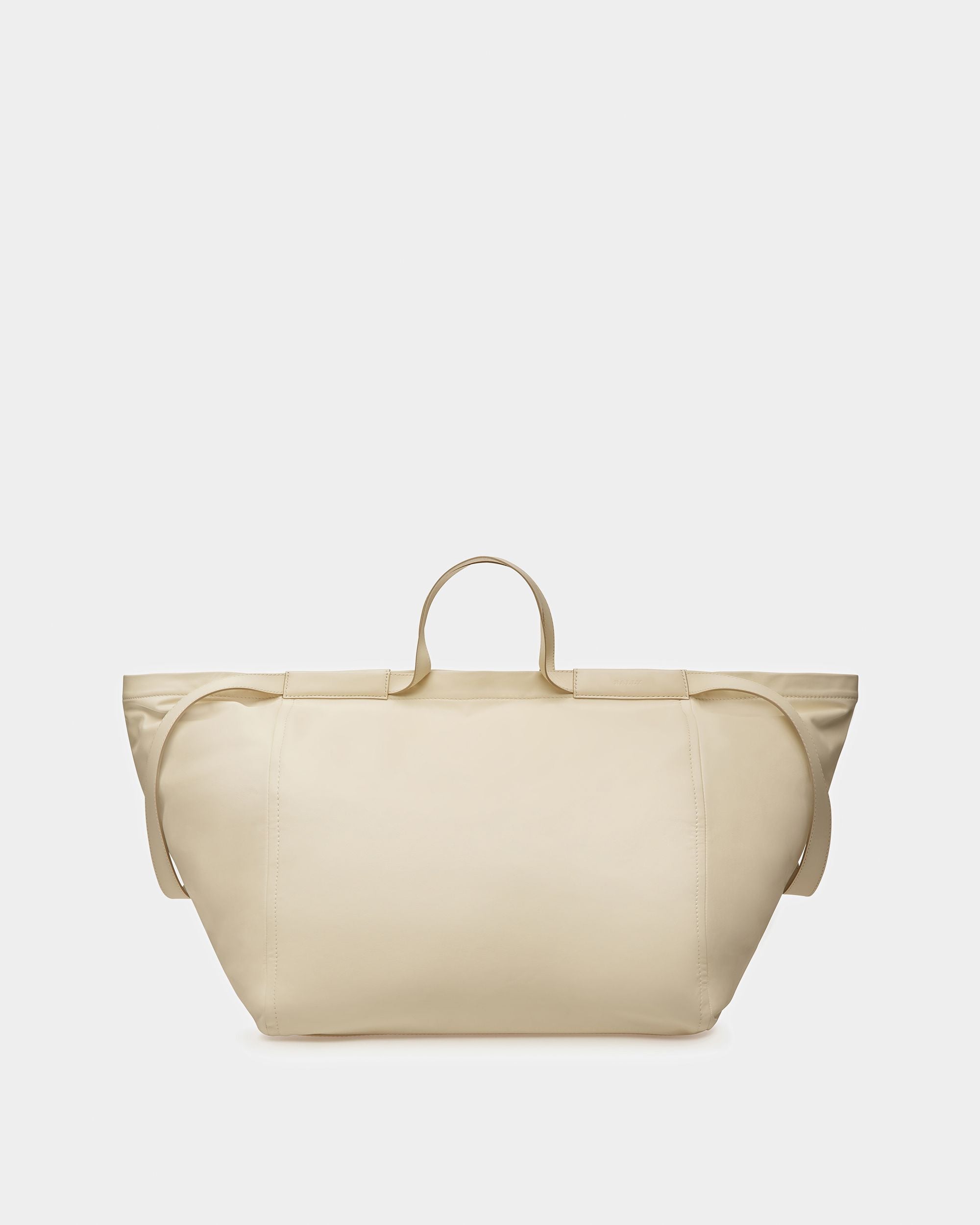 Billboard Bolso Tote De Piel En Beige - Mujer - Bally - 01