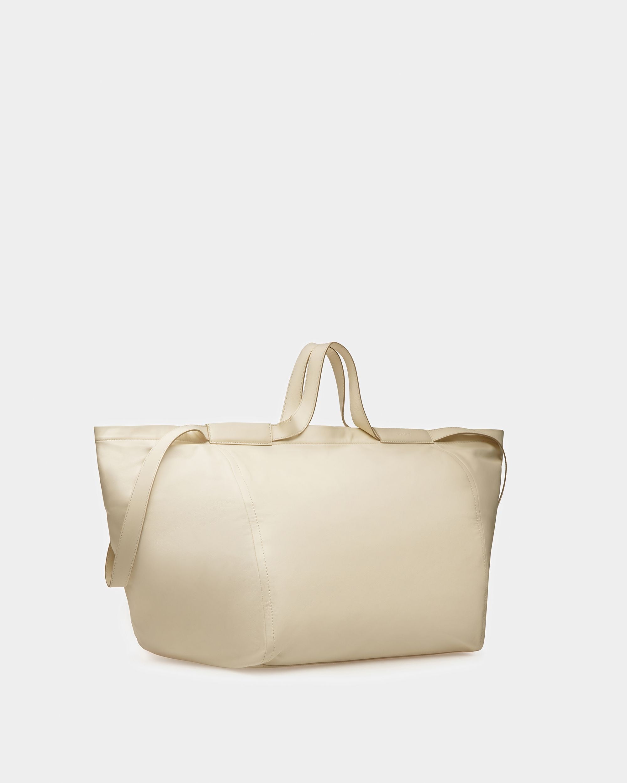 Billboard Bolso Tote De Piel En Beige - Mujer - Bally - 03