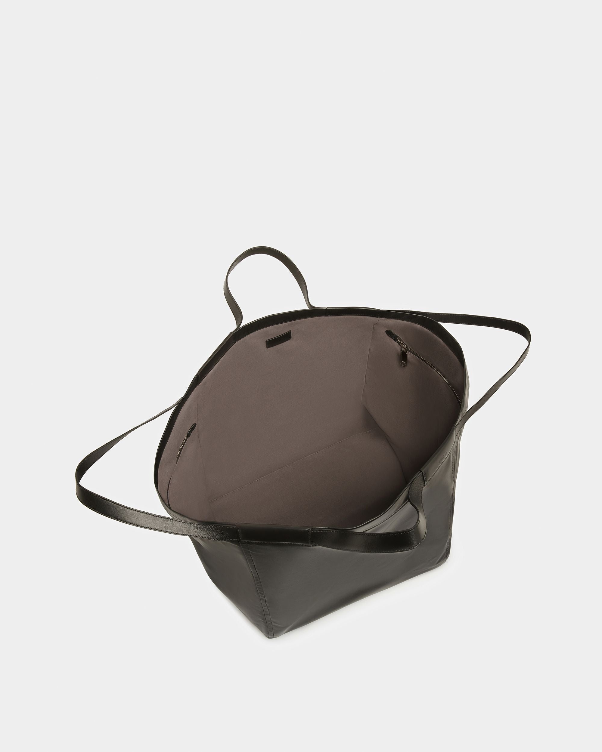 Billboard Bolso Tote De Piel En Negro - Mujer - Bally - 02