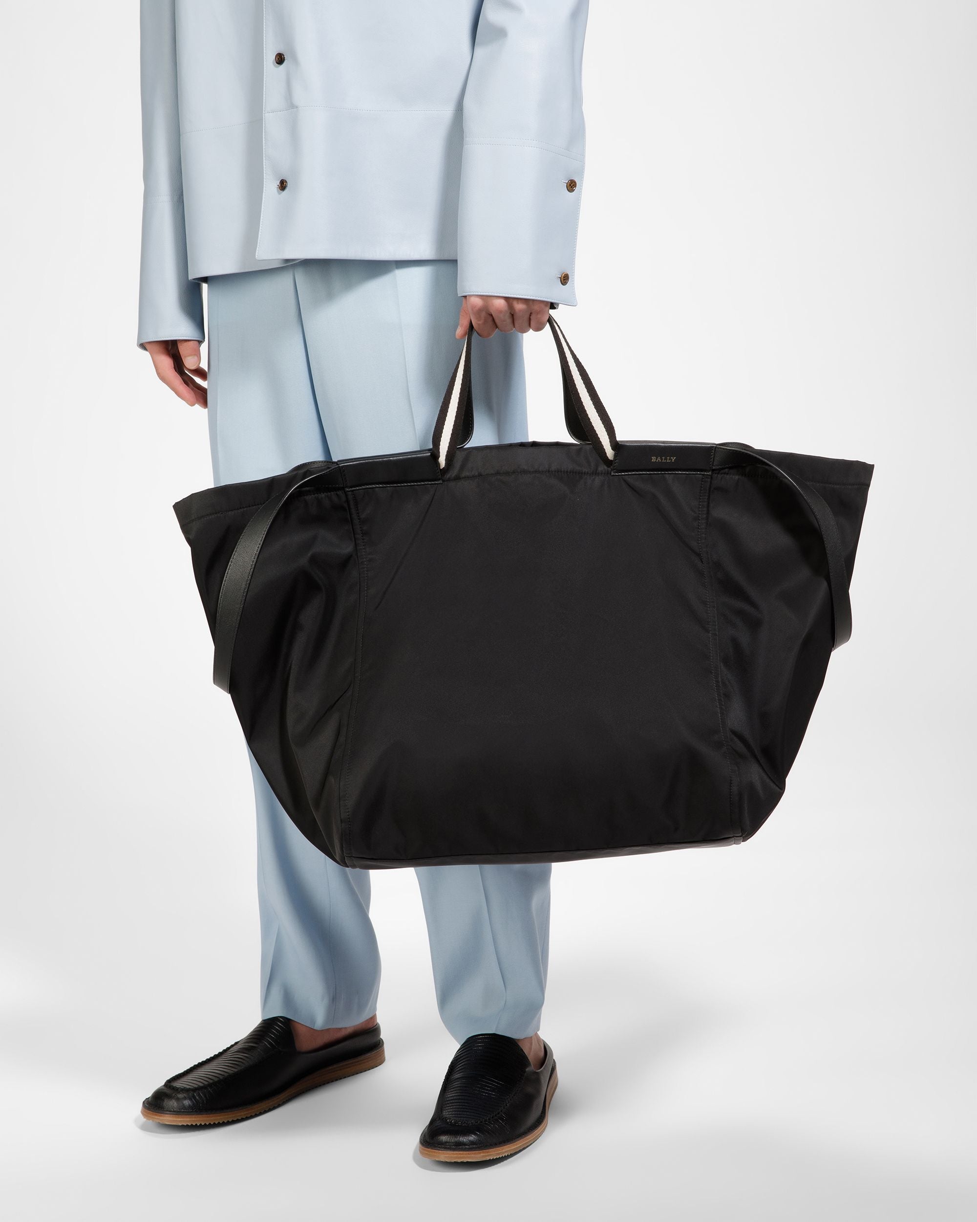 Billboard Bolso Tote De Piel En Negro - Mujer - Bally - 07