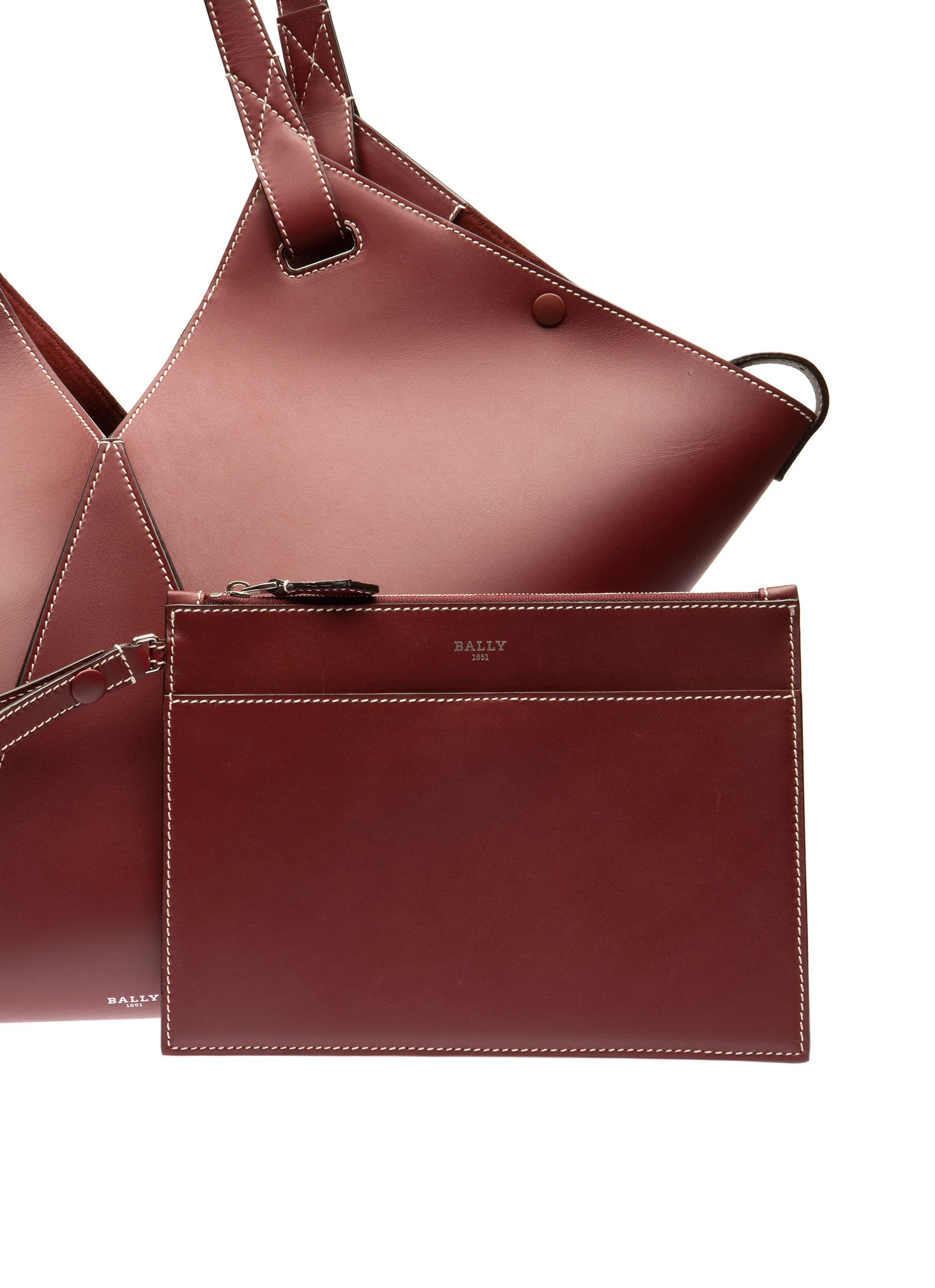 Ahria De Piel En Rojo Heritage - Mujer - Bally - 03