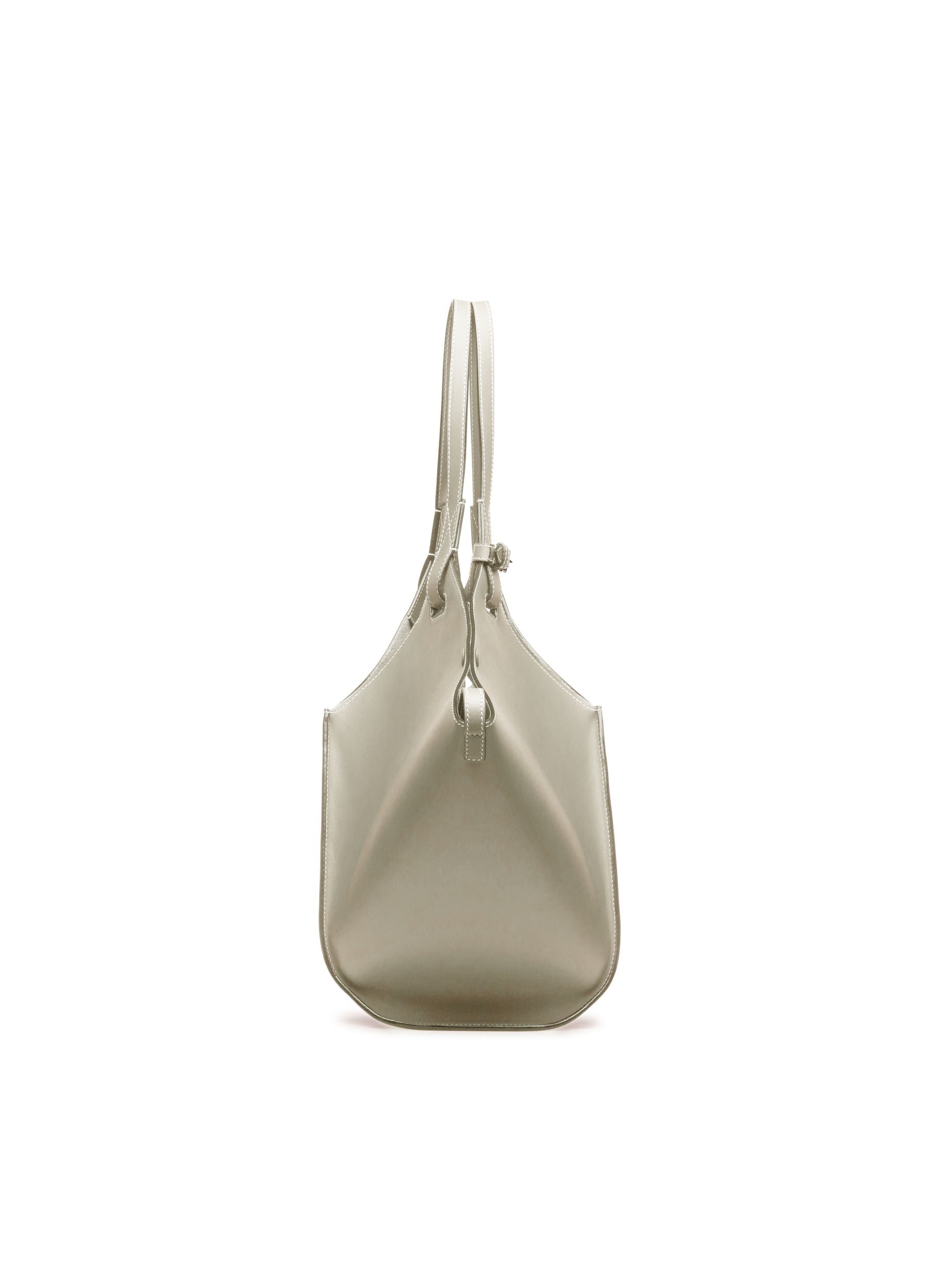Ahria Bolso Tote En Cuero De Color Azul Claro - Mujer - Bally - 06