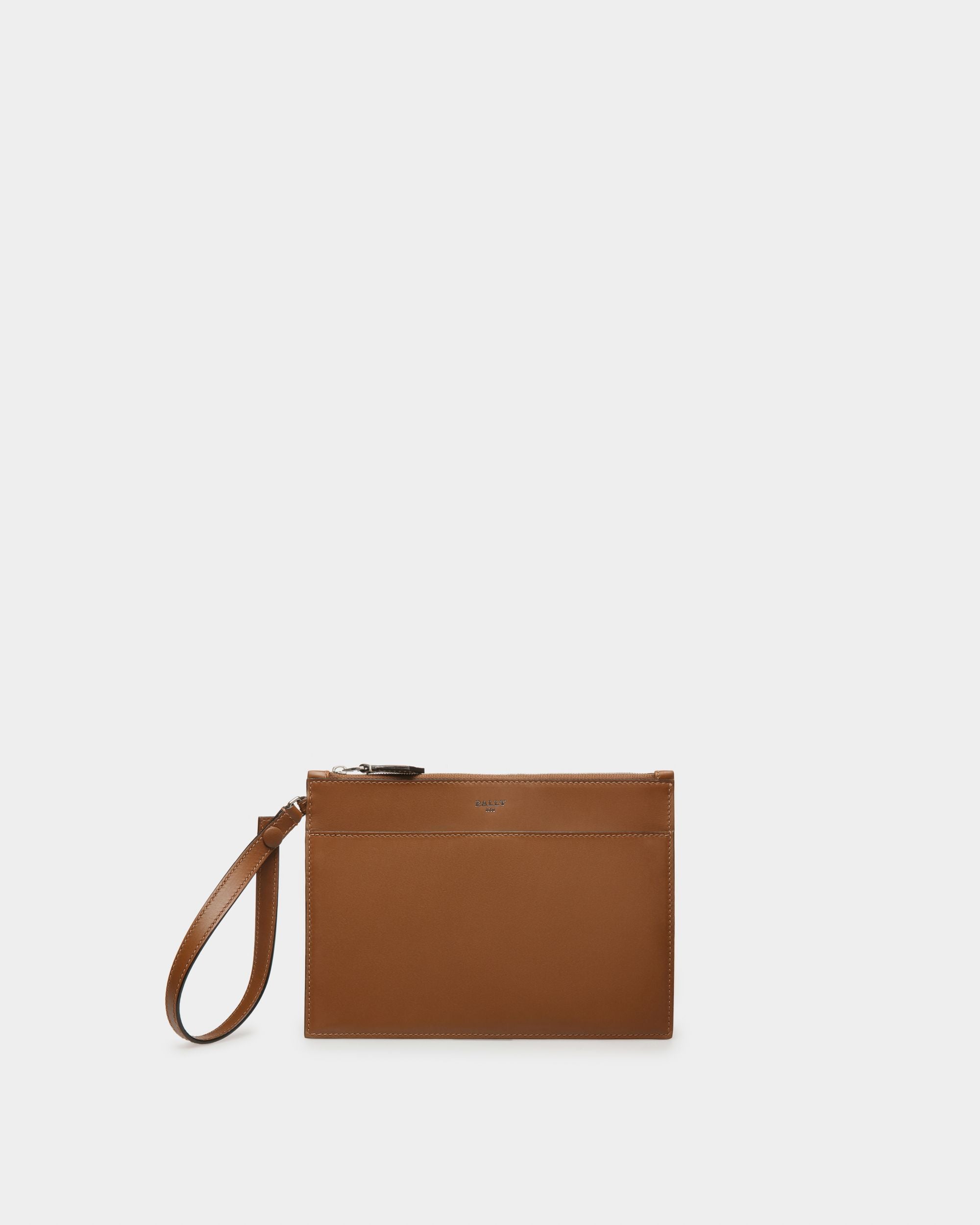 Ahria Leather Tote In Brown - Women's - Bally - 06