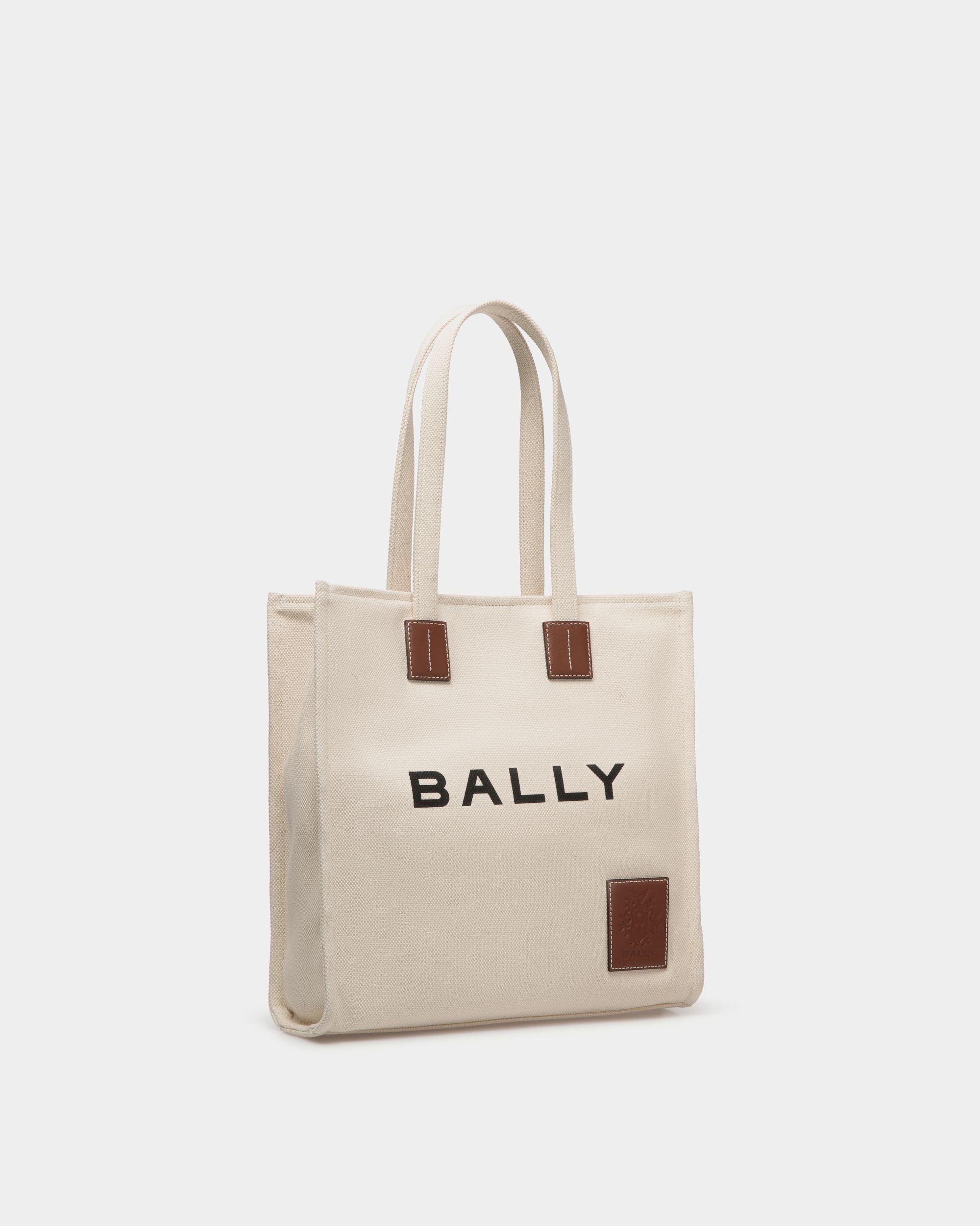 Akelei Tote Bag in Canvas - Women's - Bally - 04