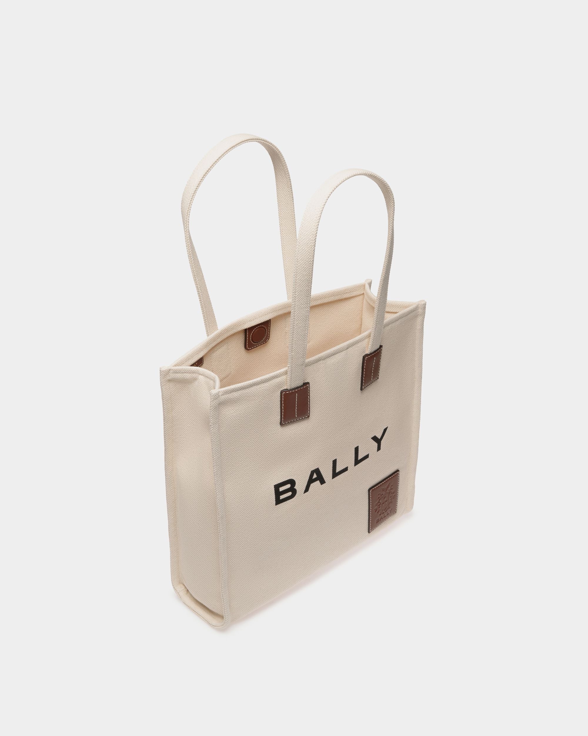 Akelei Tote Bag in Canvas - Women's - Bally - 05