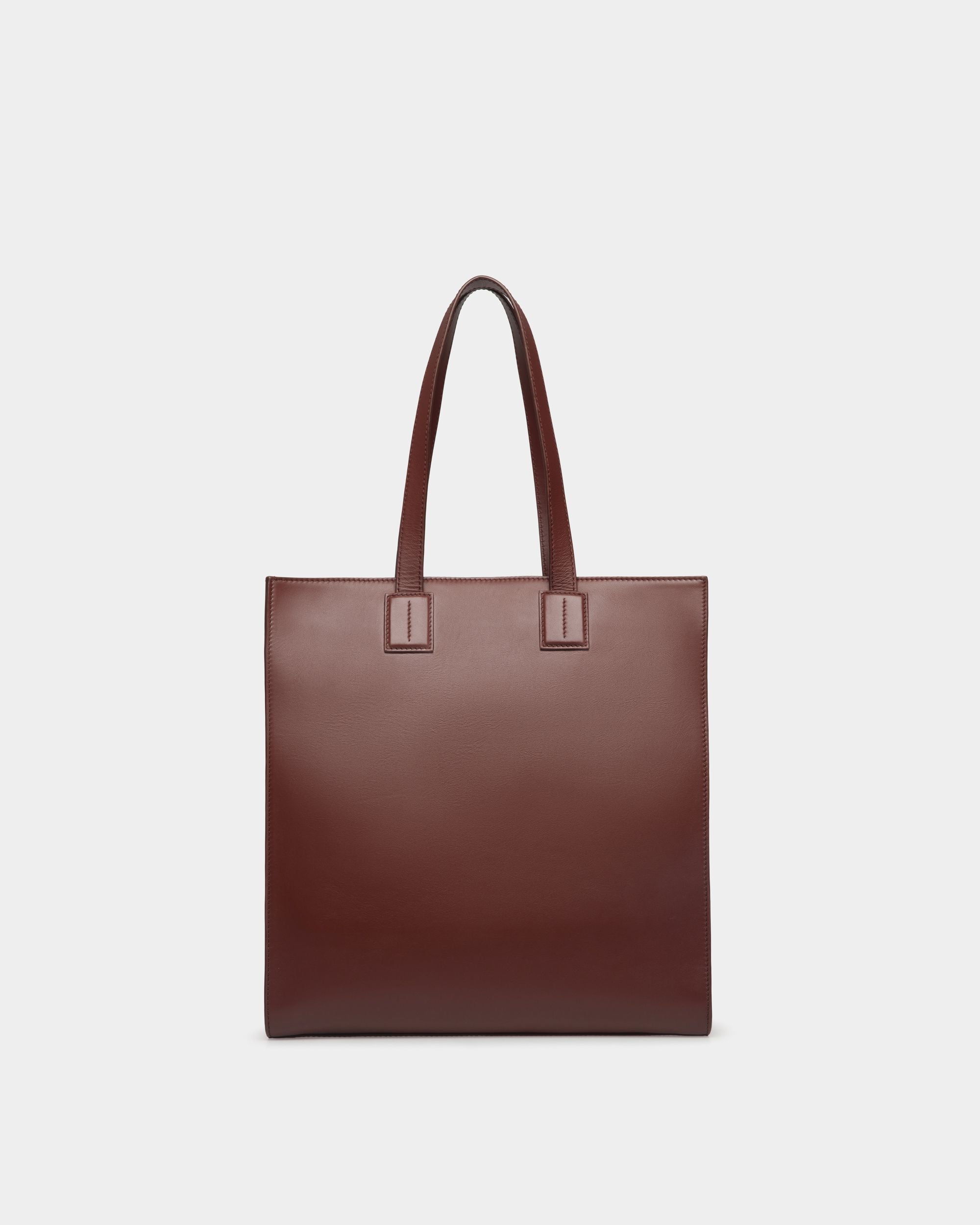 Akelei Tote Bag In Brown Leather - Women's - Bally - 02