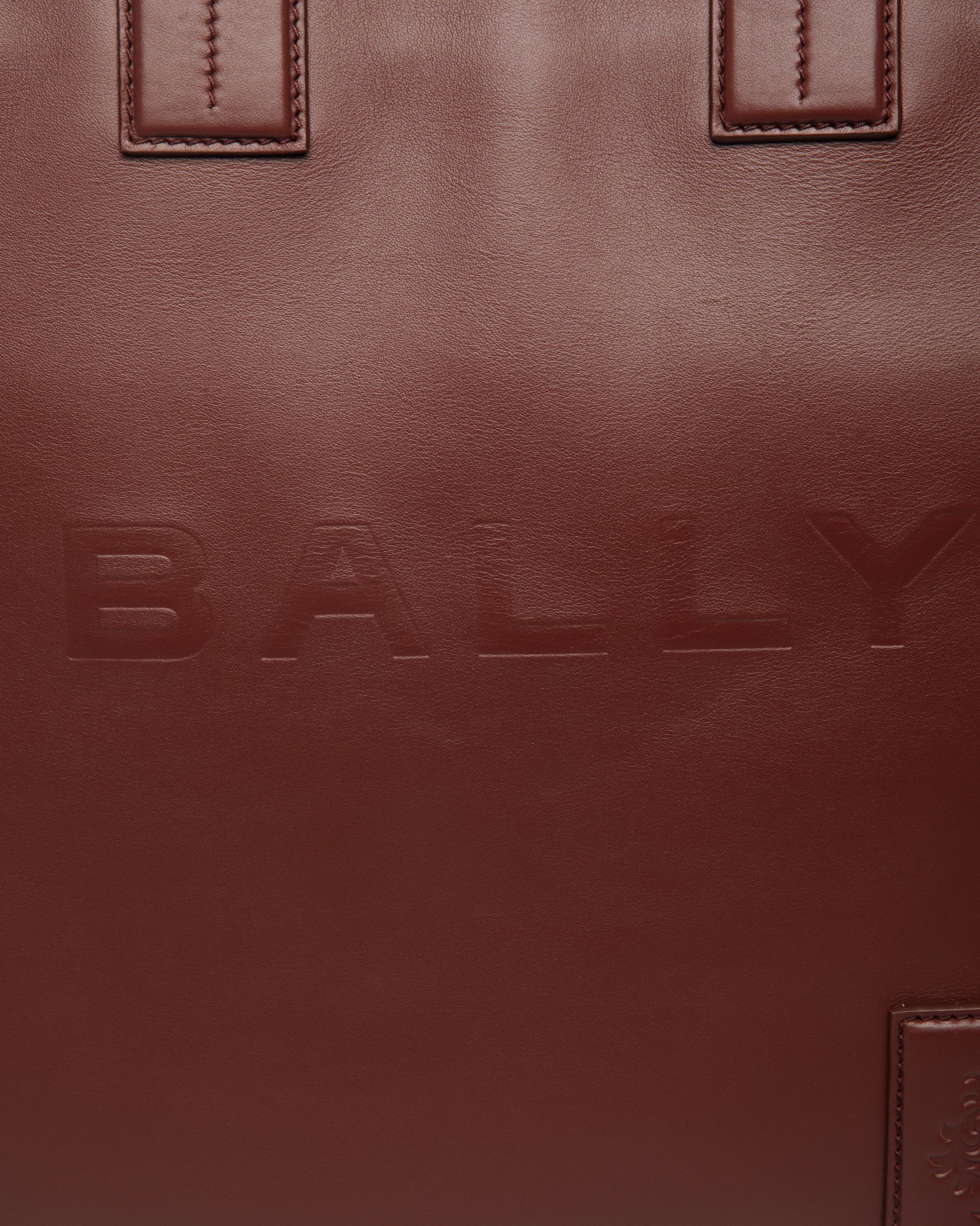 Akelei Tote Bag In Brown Leather - Women's - Bally - 04