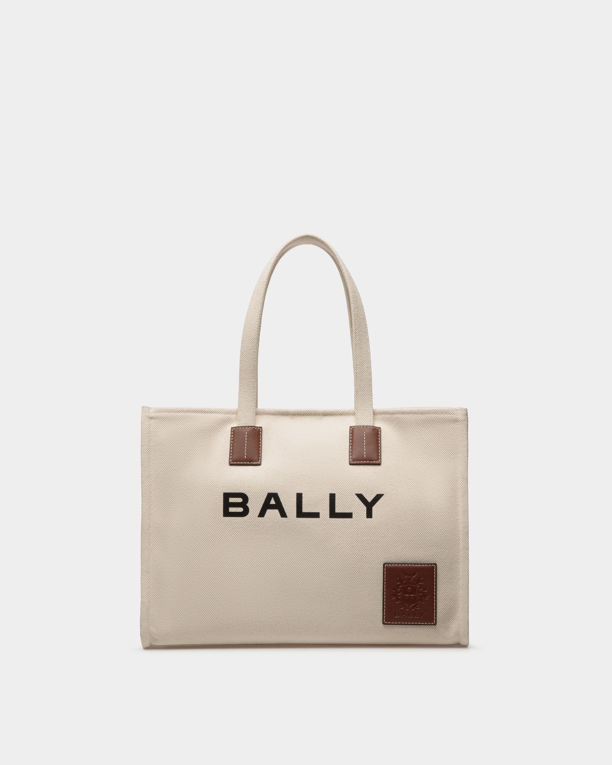 Bolso Tote Akelei De Lona - Mujer - Bally - 01