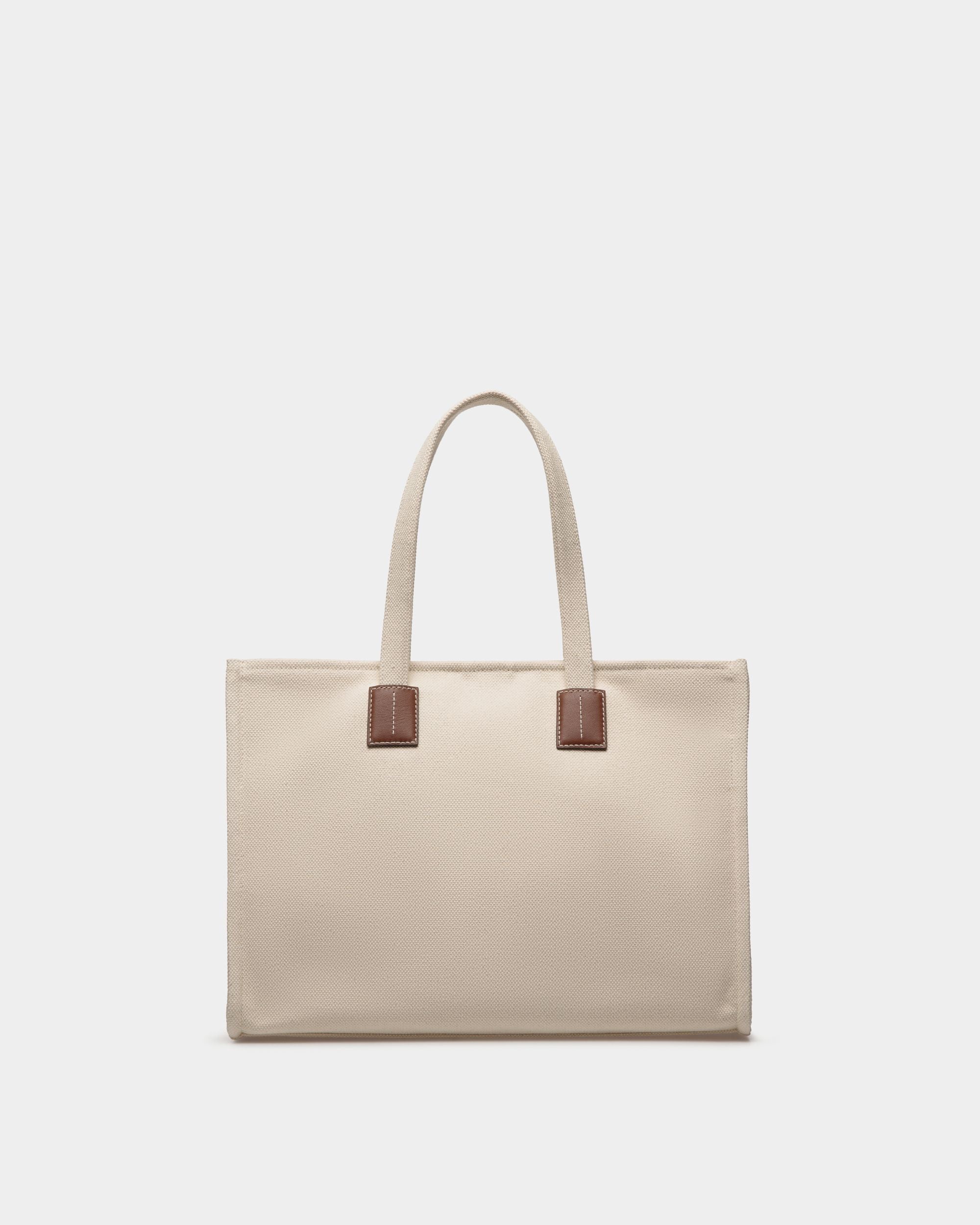 Bolso Tote Akelei De Lona - Mujer - Bally - 03