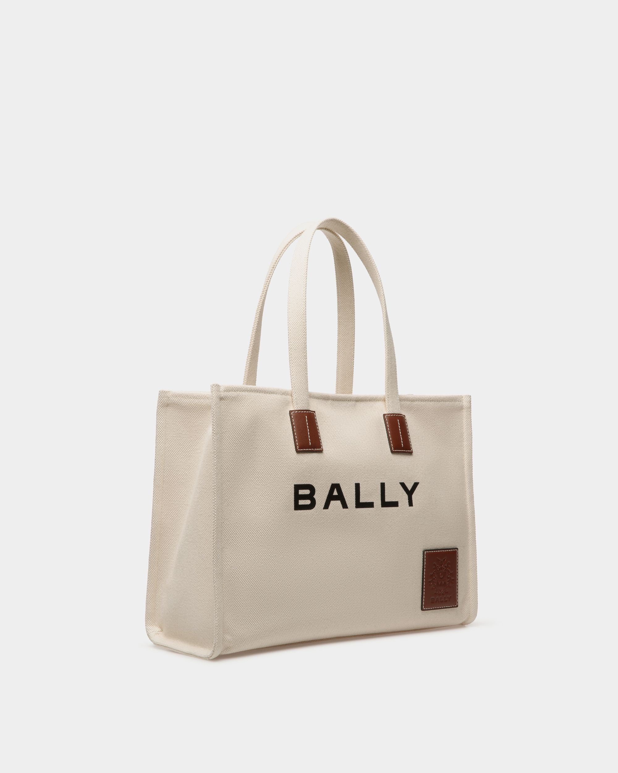Bolso Tote Akelei De Lona - Mujer - Bally - 04