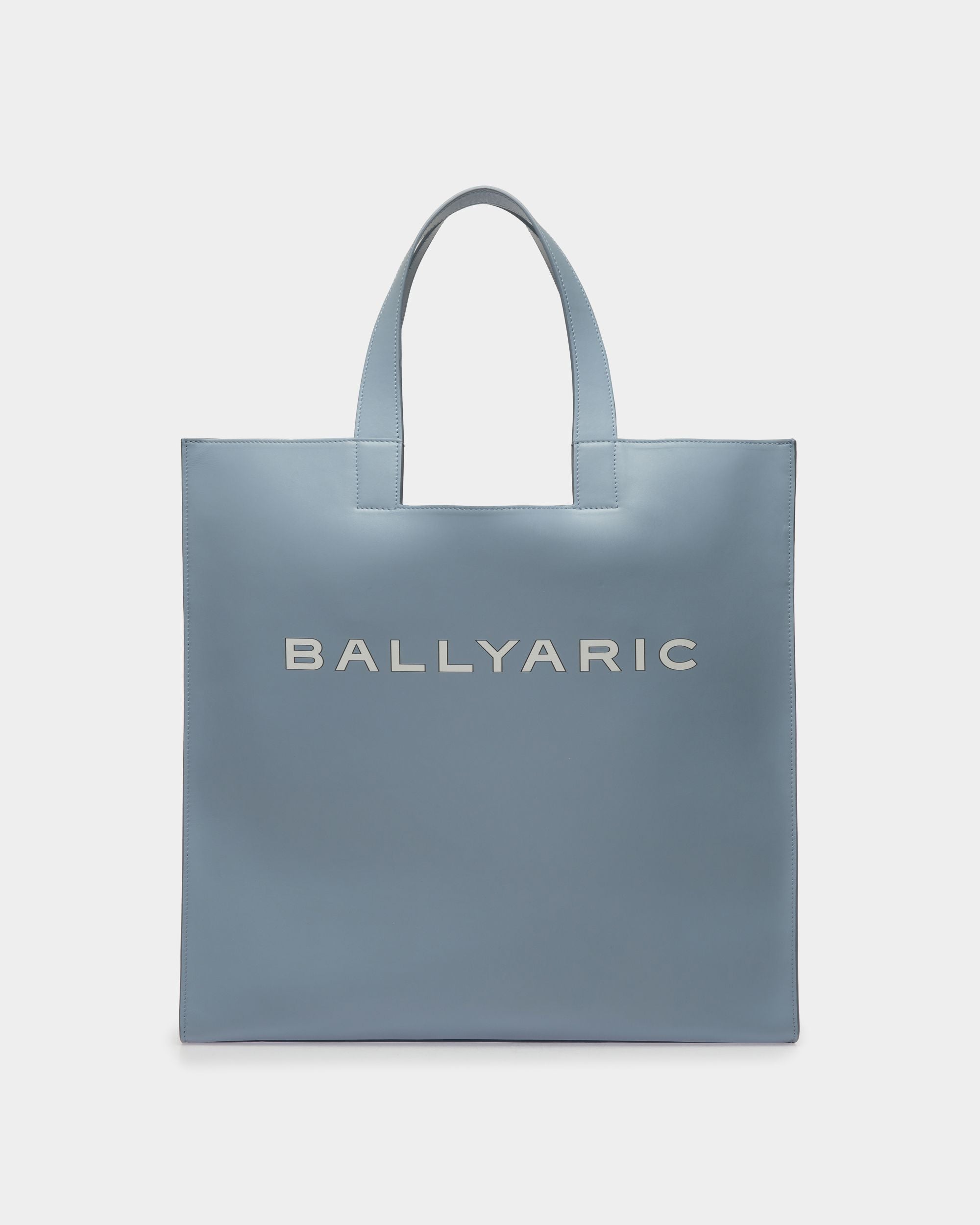 Bolso Tote DJ Leo Mas X Bally De Piel Light Blue Con Estampado Dancing Amnesia - Mujer - Bally - 03