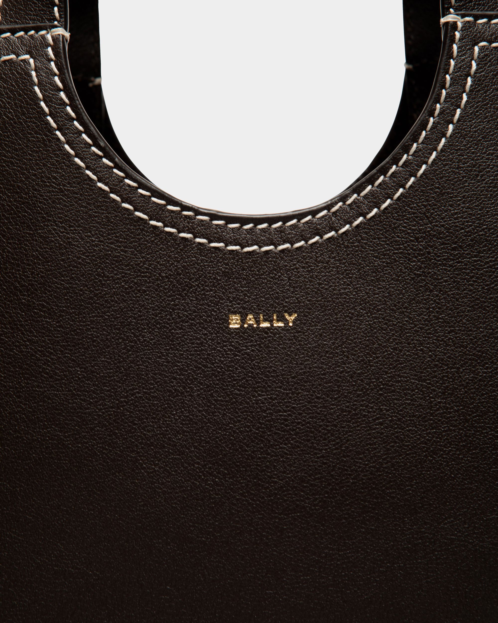 Bolso Tote Easy Bally De Piel Ébano - Mujer - Bally - 06