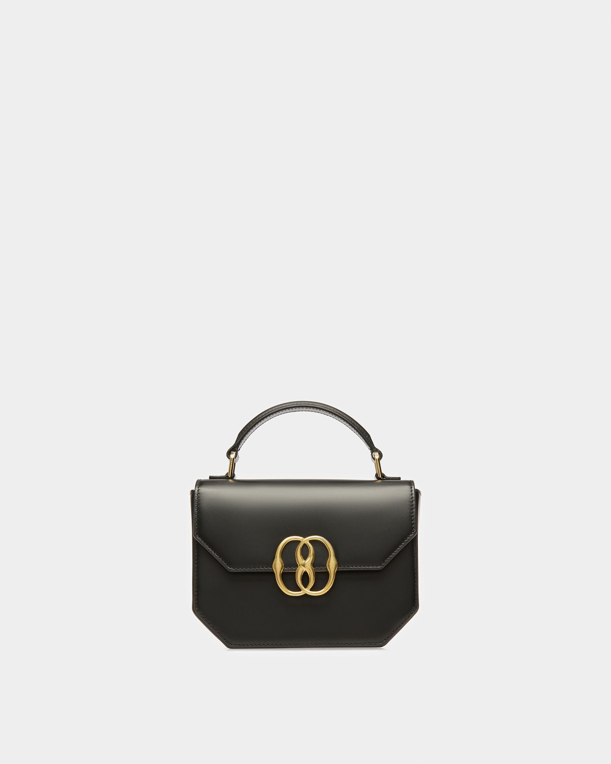 Emblem Mini Bag In Leather - Women's - Bally - 01