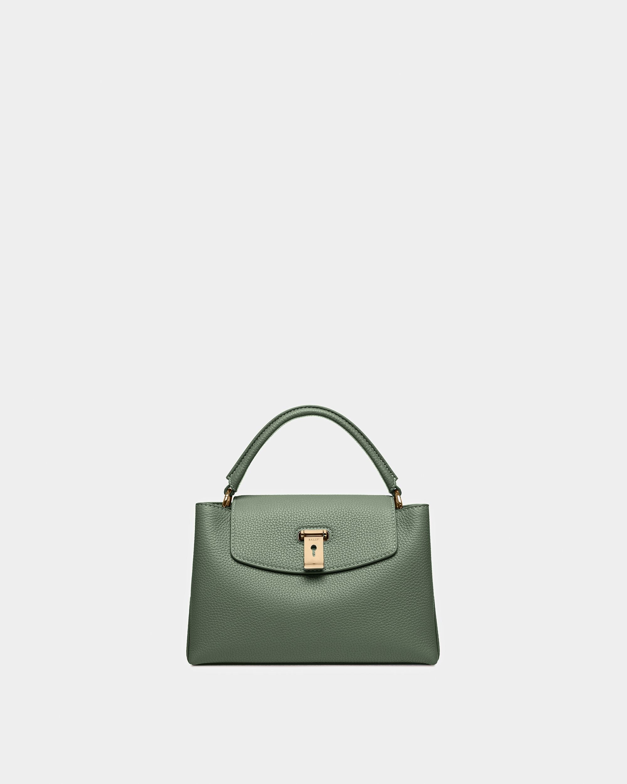 Layka Small Bolso De Mano De Piel En Salvia - Mujer - Bally - 01