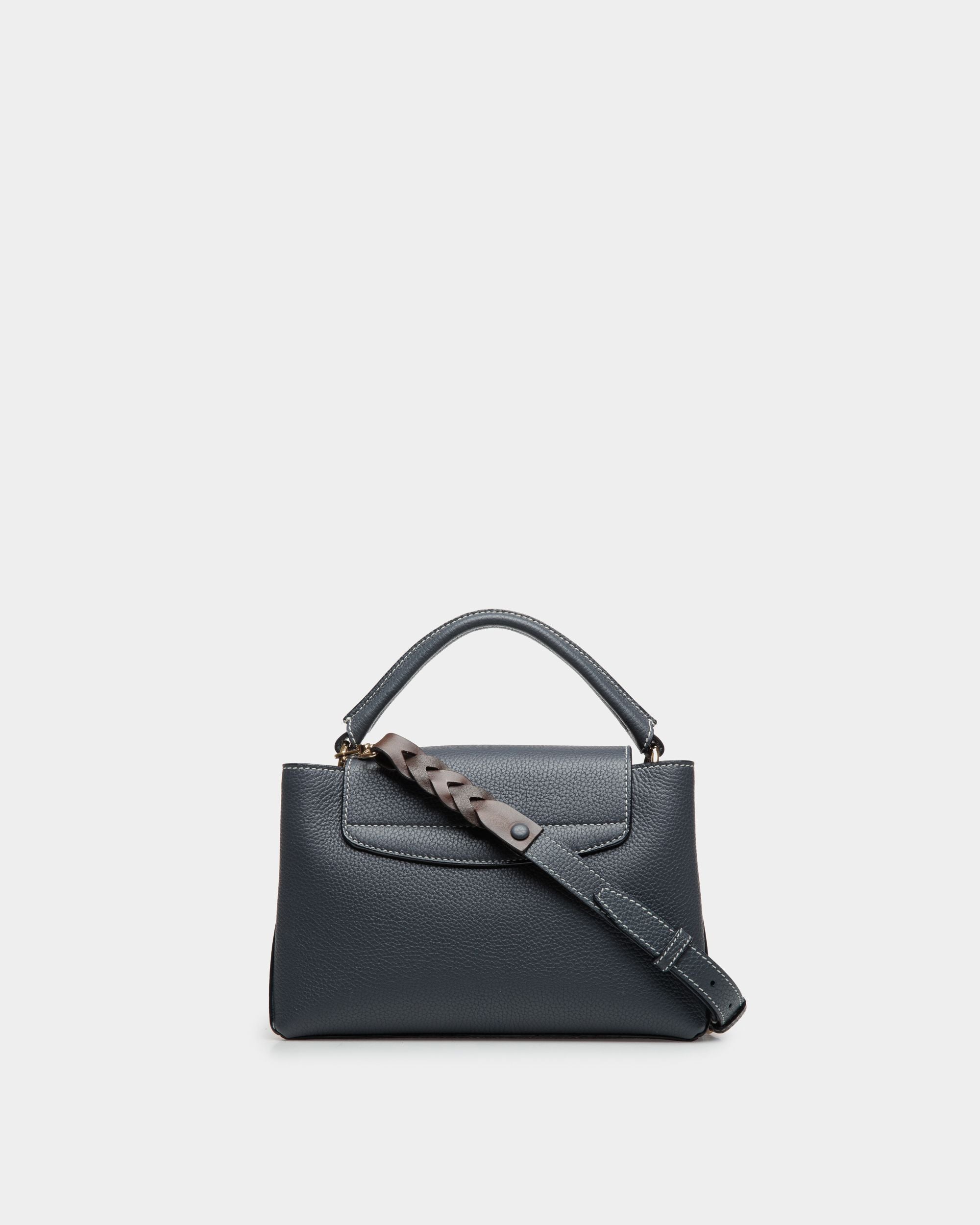 Lock Me Small Top Handle Bag in Leather - Women's - Bally - 02