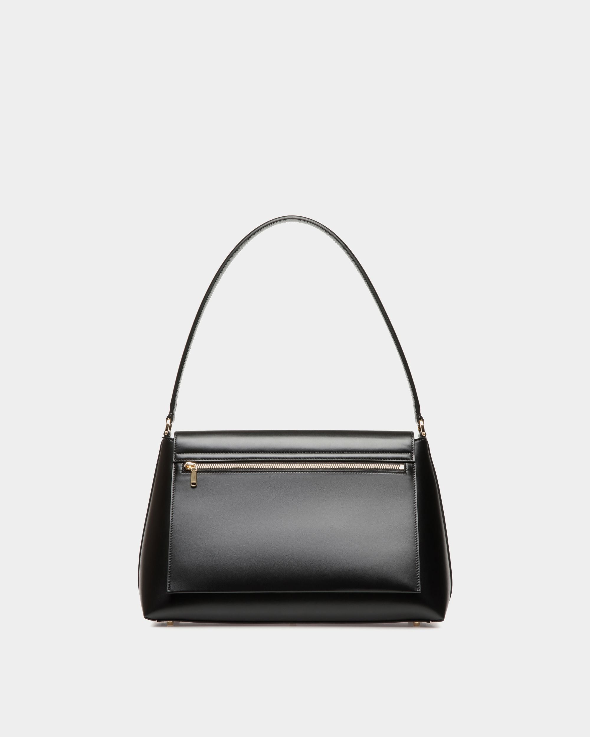 Ollam Shoulder Bag In Black Leather - Women's - Bally - 03