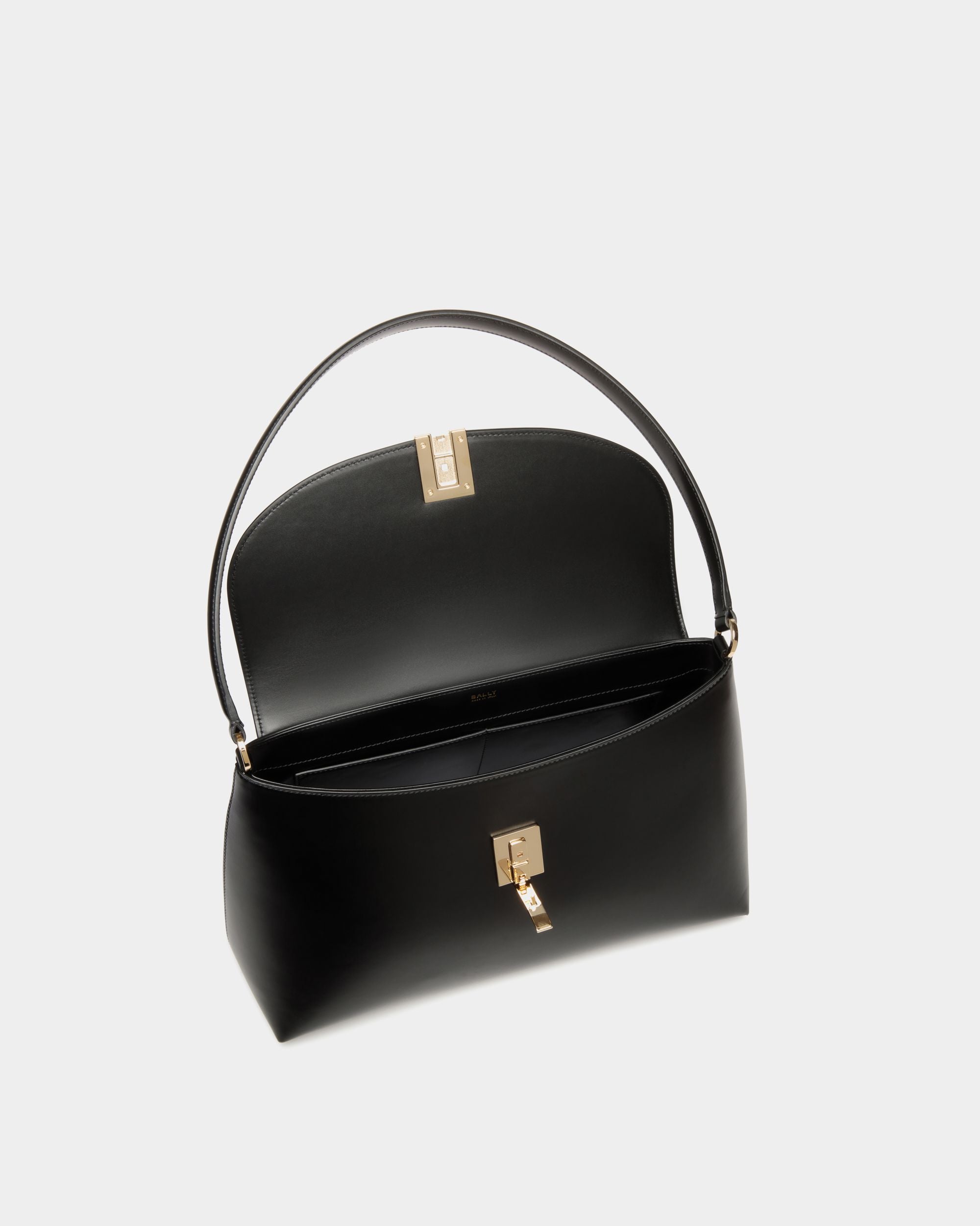 Ollam Shoulder Bag In Black Leather - Women's - Bally - 05