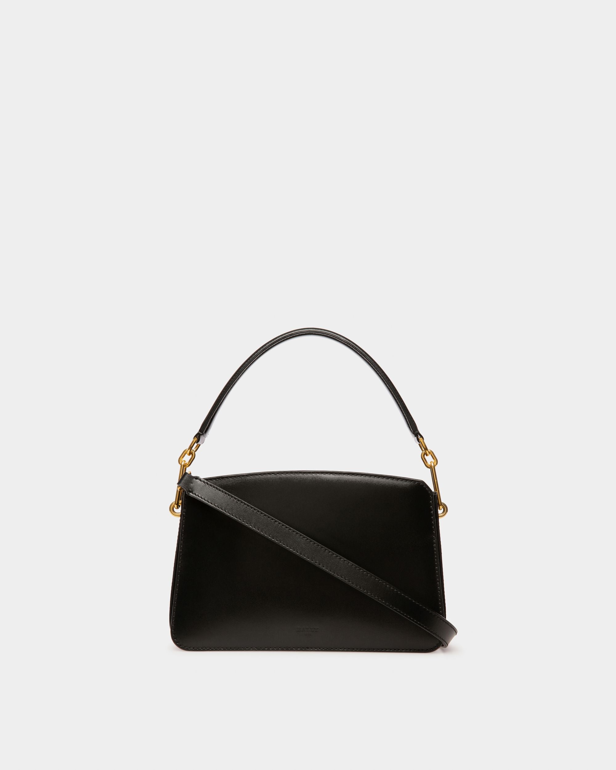 Bernine Bolso De Mano En Piel En Color Negro - Mujer - Bally - 03
