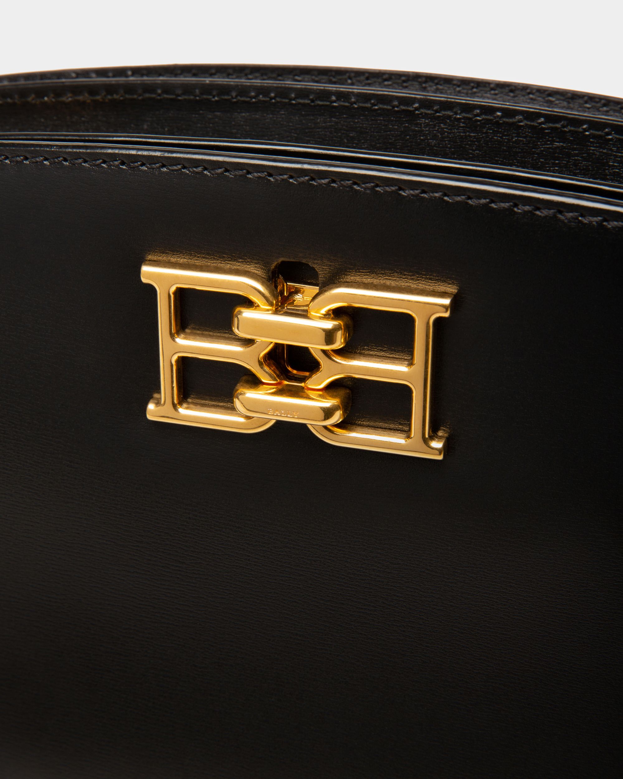 Bernine Bolso De Mano En Piel En Color Negro - Mujer - Bally - 05