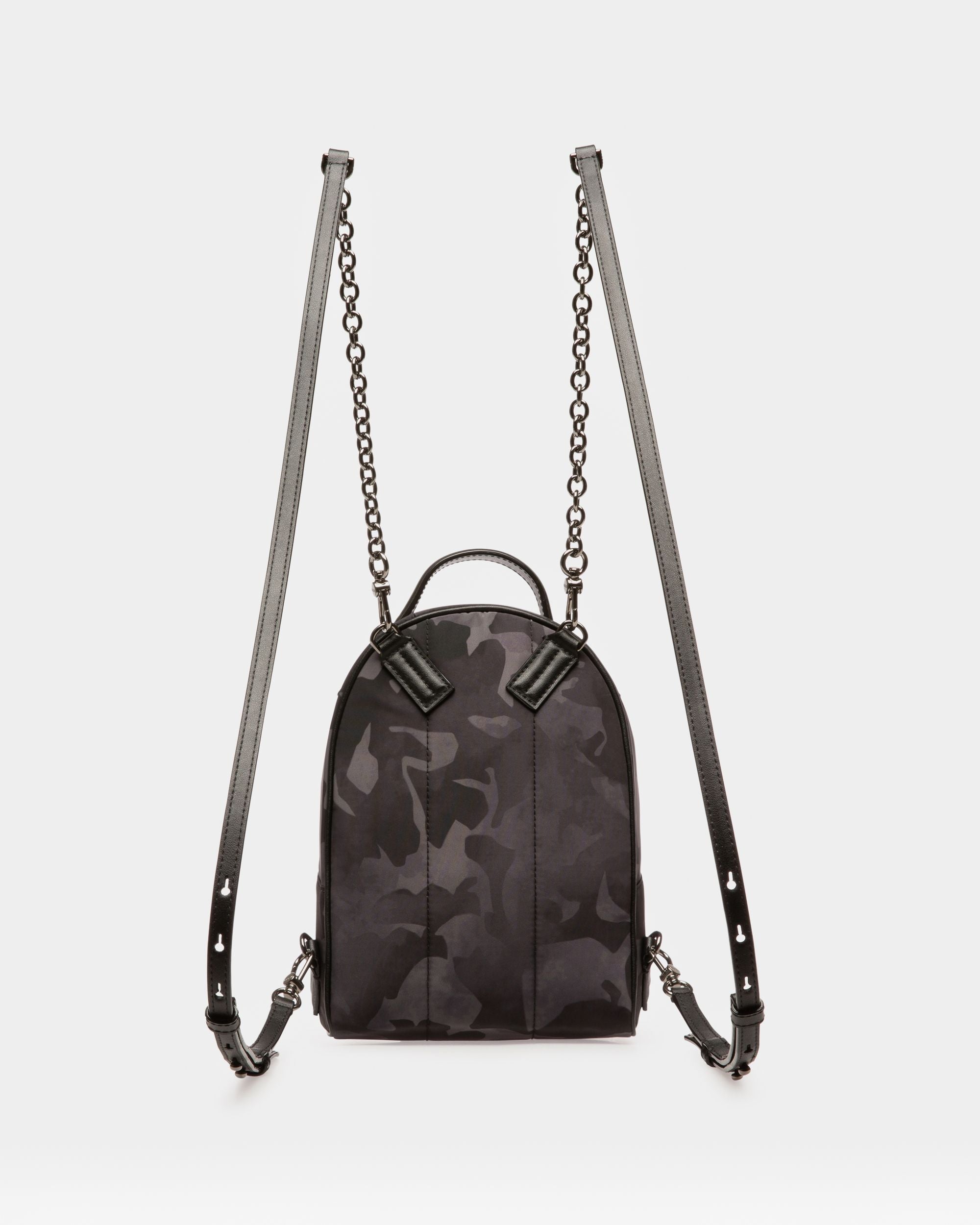 Etery Backpack In Black Nylon - Women's - Bally - 02