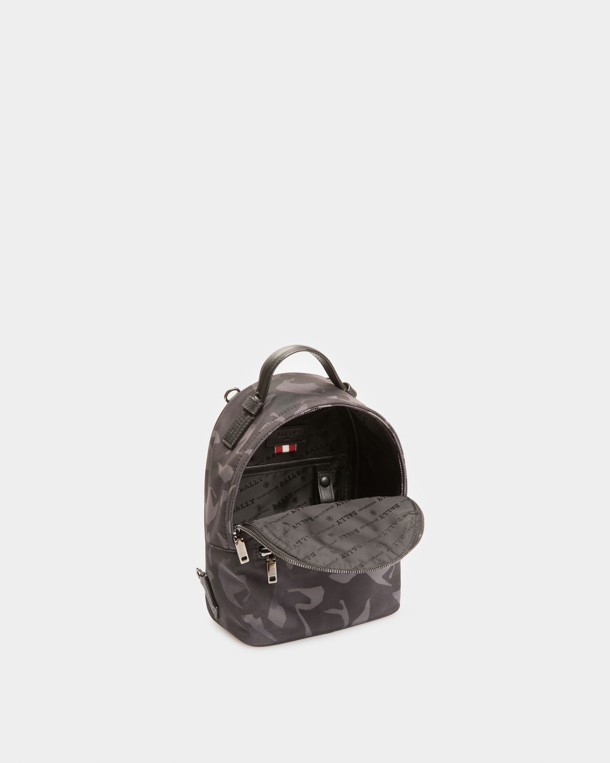 Etery Backpack In Black Nylon - Women's - Bally - 03