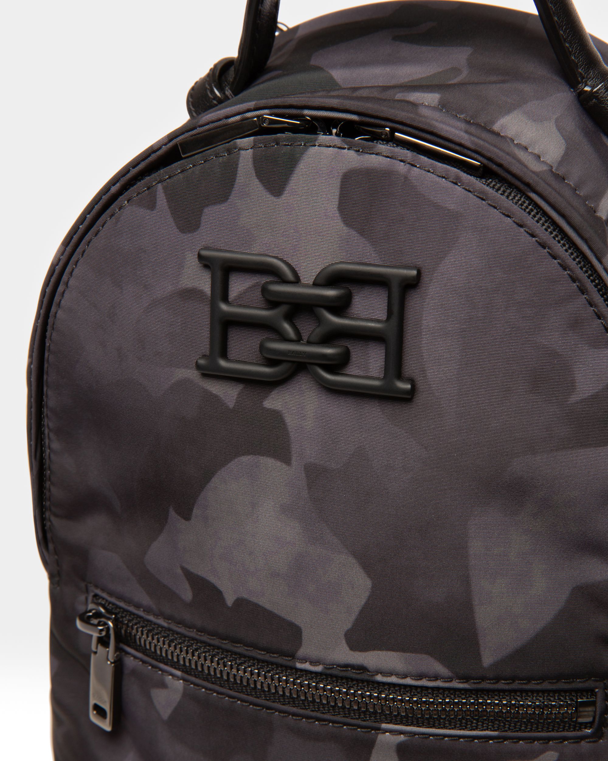 Etery Backpack In Black Nylon - Women's - Bally - 04