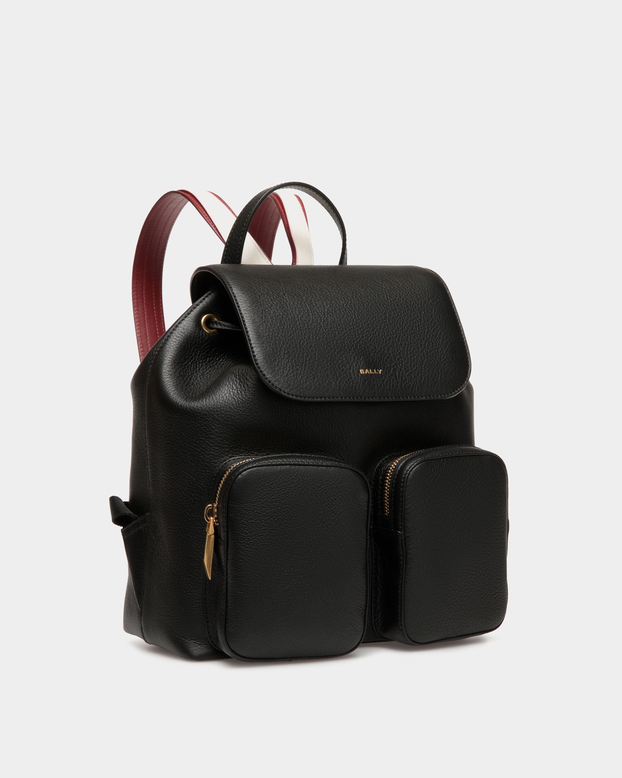 Mochila Code De Piel Negra - Mujer - Bally - 03