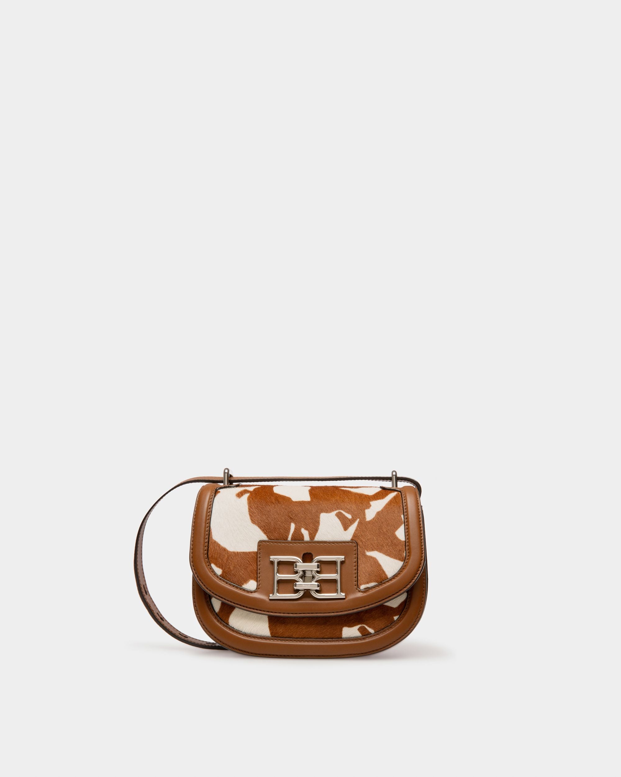 Baily Minibolso En Cuero De Color Blanco Y Marrón - Mujer - Bally - 01