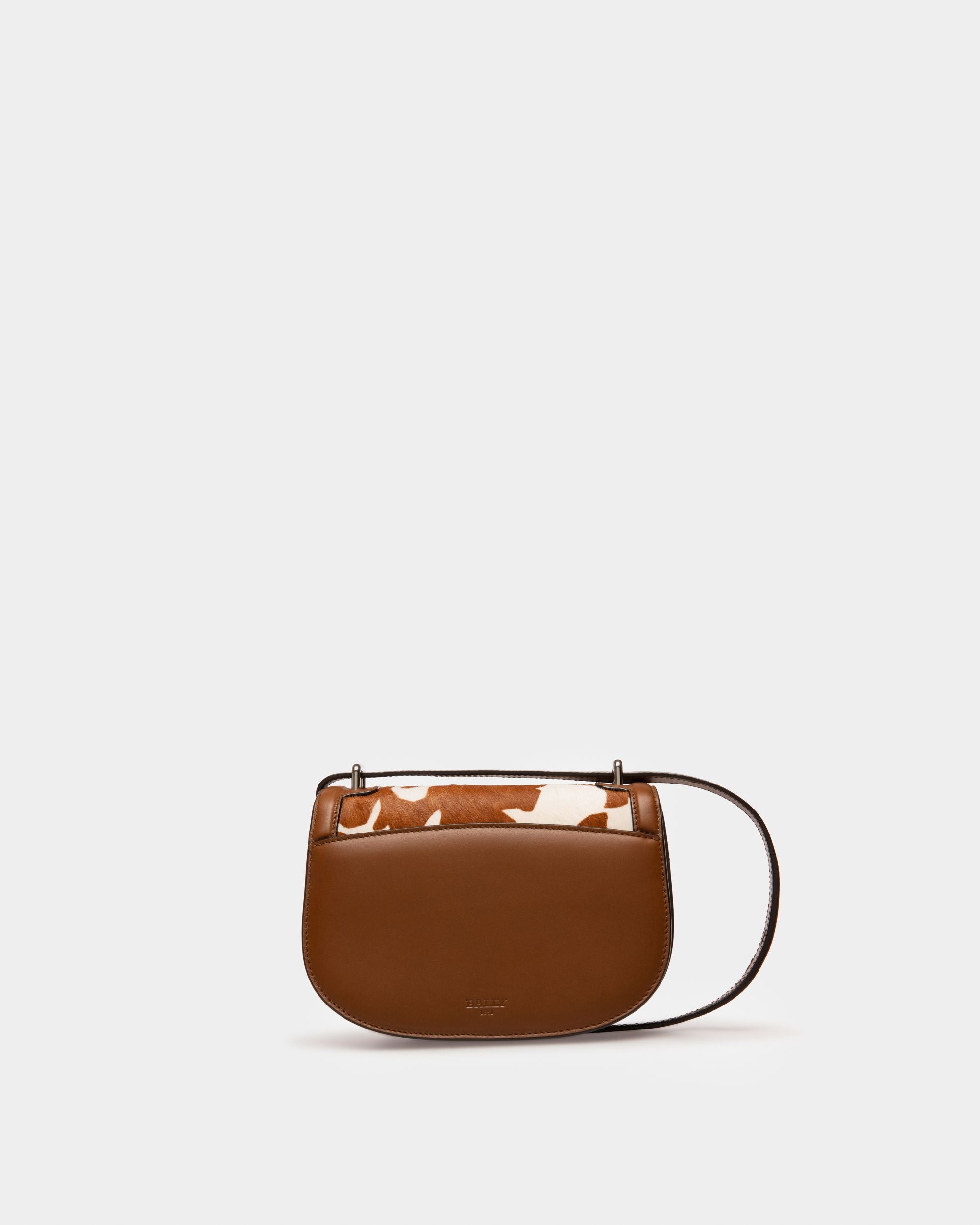 Baily Minibolso En Cuero De Color Blanco Y Marrón - Mujer - Bally - 03