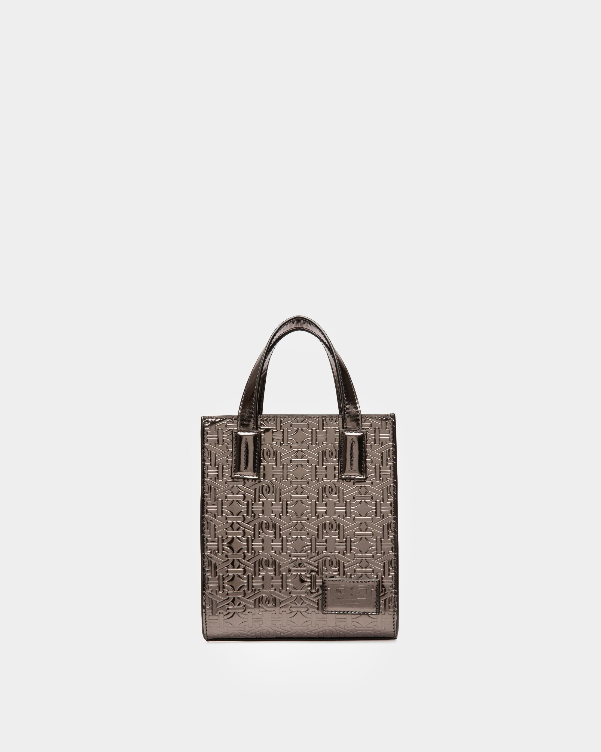 Crystalia Xs Minibag In Dark Mineral Leather - Women's - Bally - 01