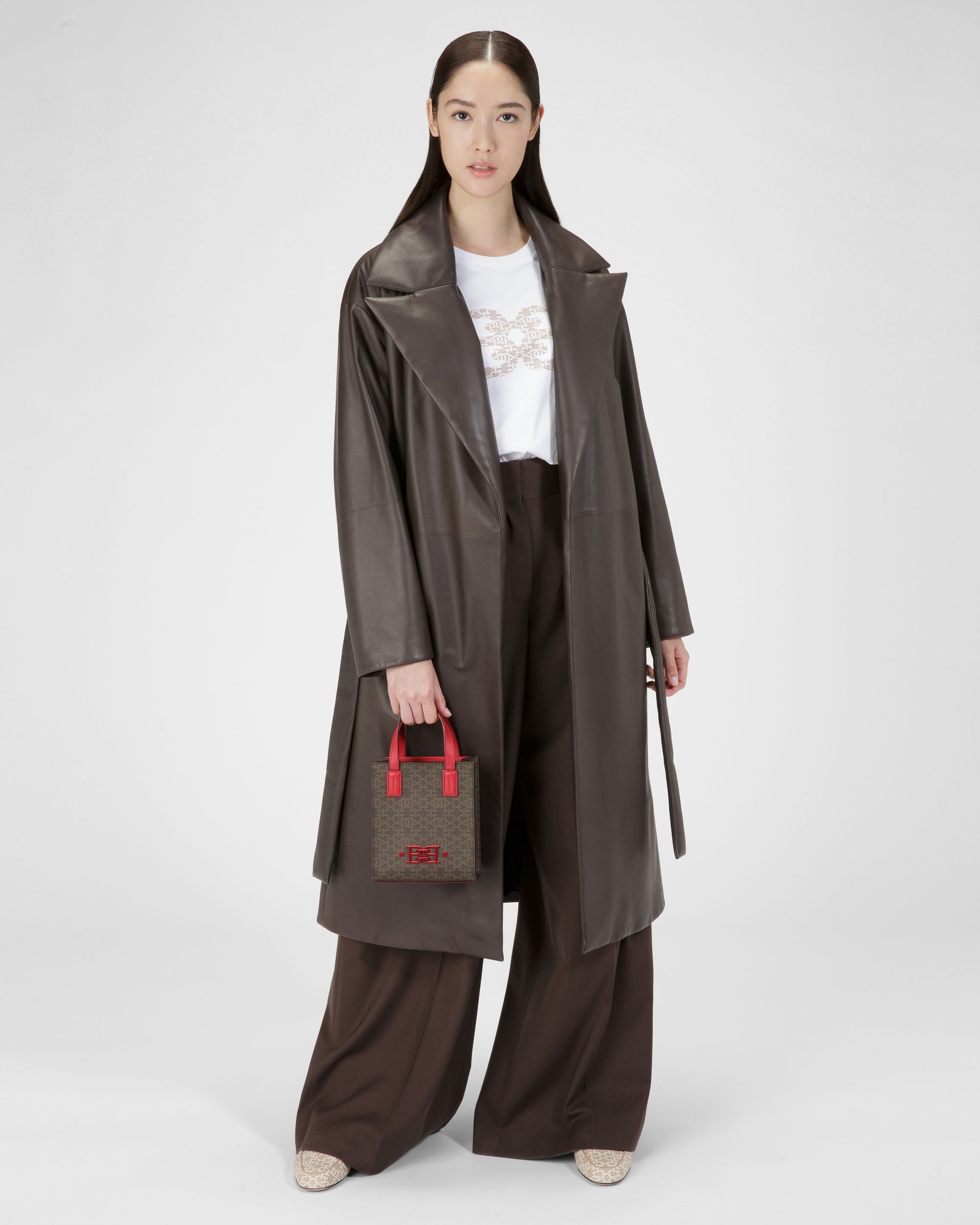 Crystalia Xs Tpu Minibag In Brown - Women's - Bally - 06