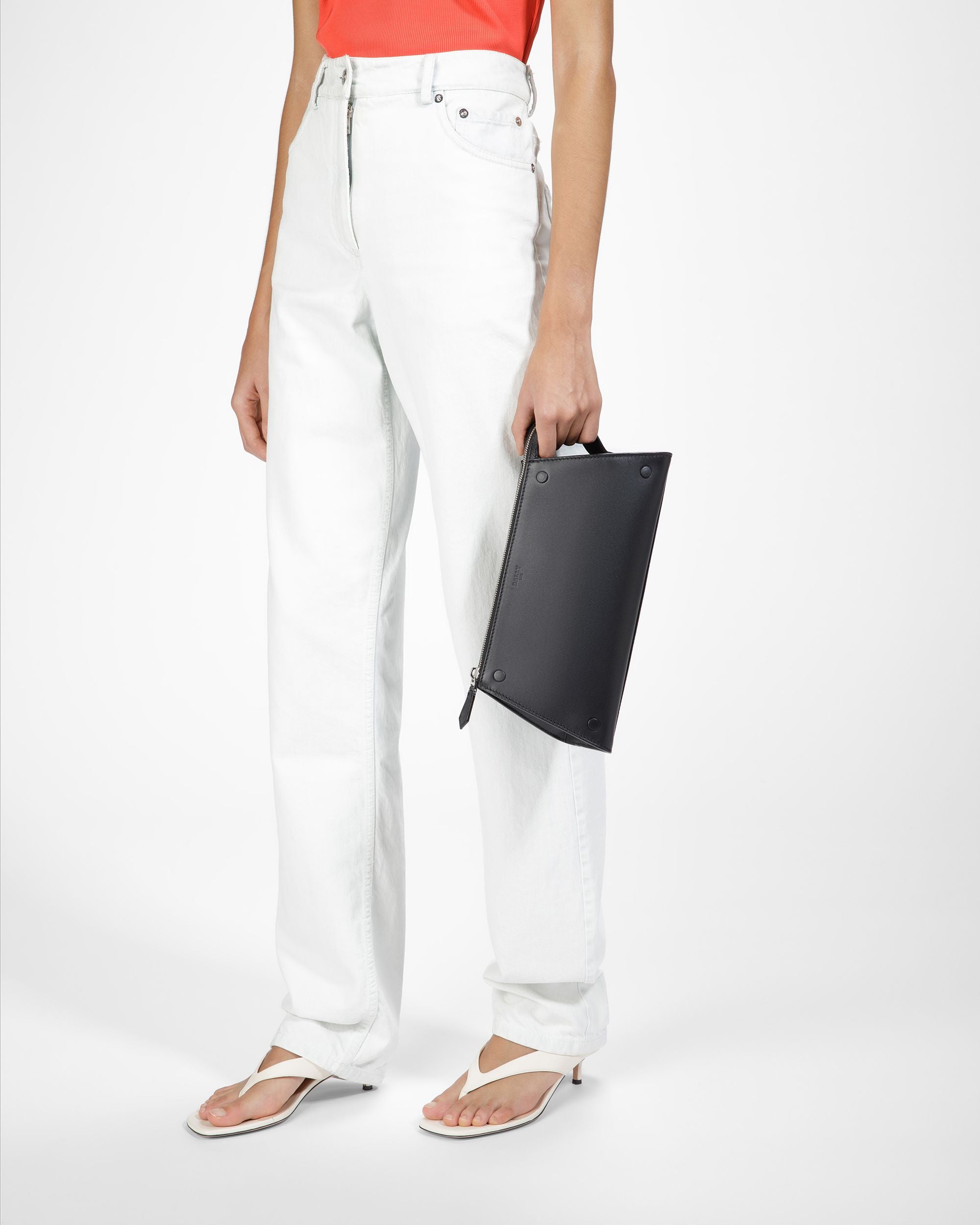 Arieel Leather Minibag In Black - Women's - Bally - 02
