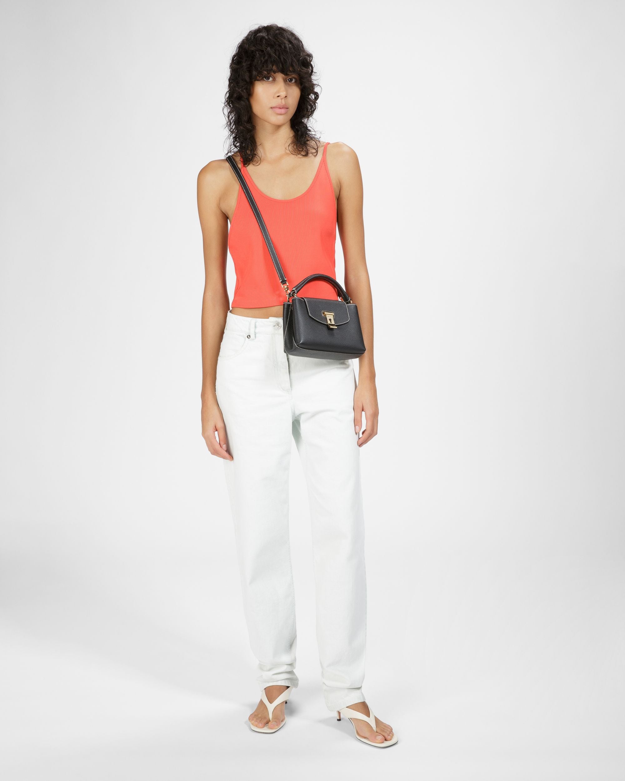 Layka Xs Minibolso De Piel En Negro - Mujer - Bally - 07