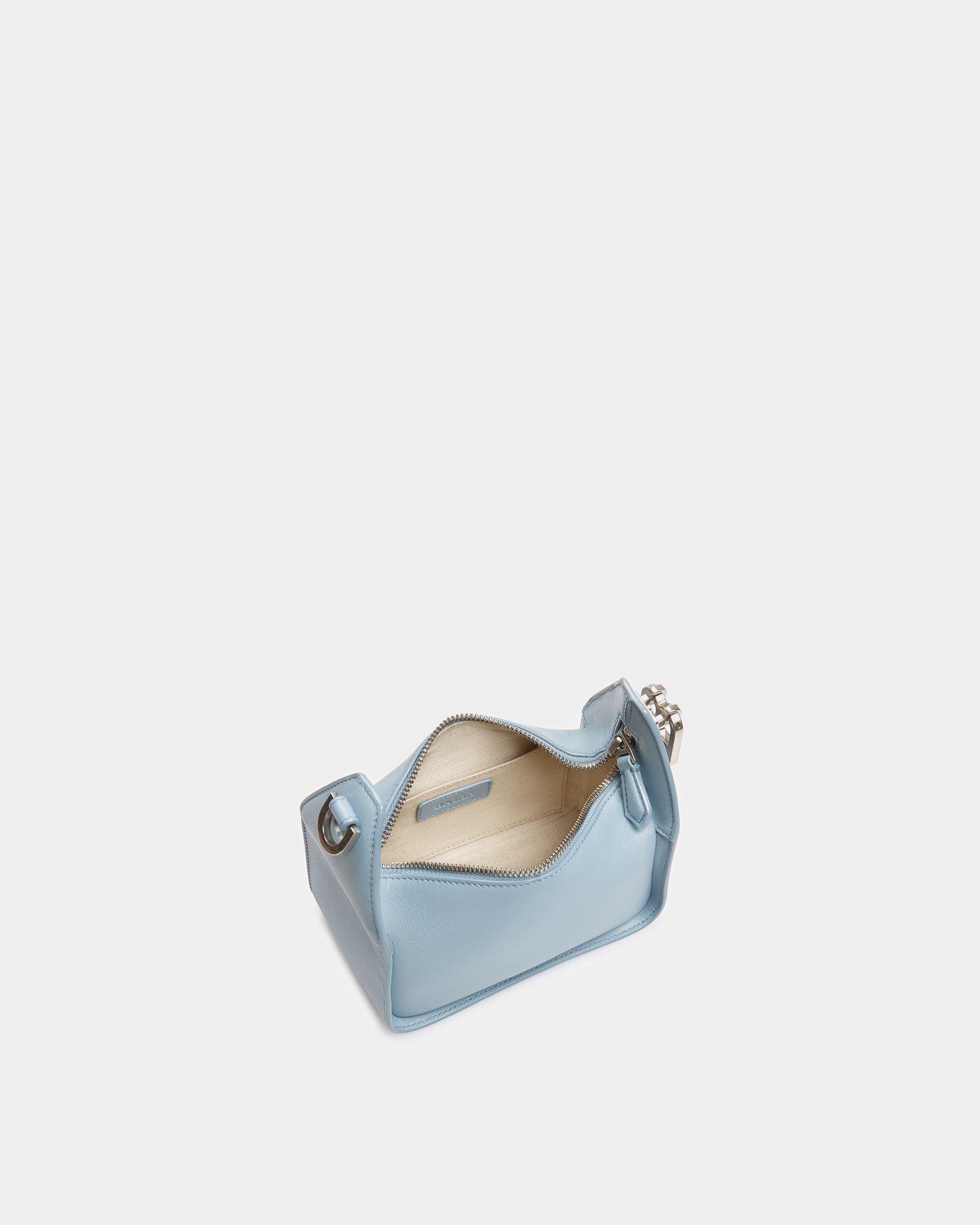 B-Hook Xs Minibolso De Piel En Azul Claro - Mujer - Bally - 04