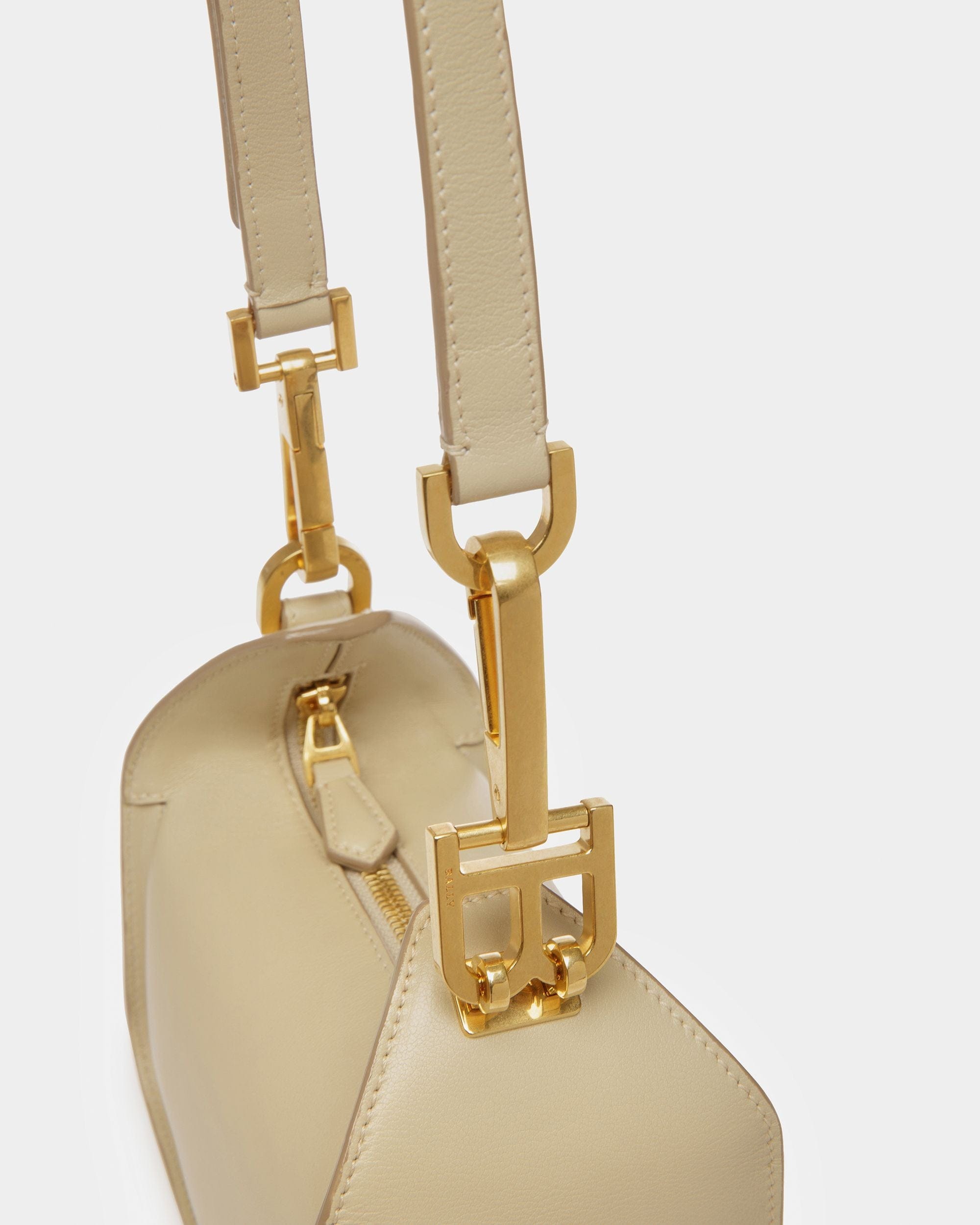 B-Hook Xs Minibolso De Piel Color Fósil - Mujer - Bally - 04