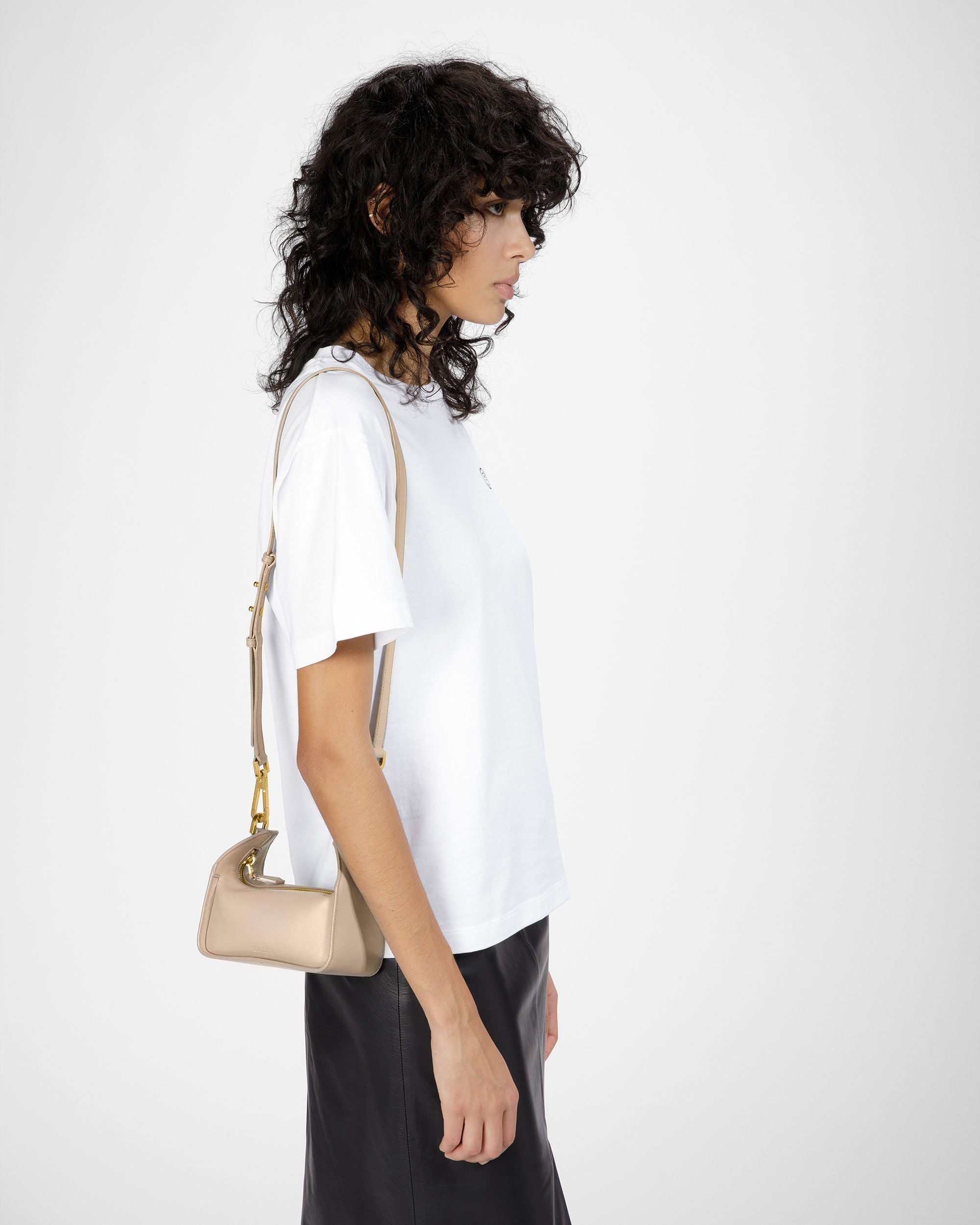 B-Hook Xs Minibolso De Piel Color Fósil - Mujer - Bally - 07