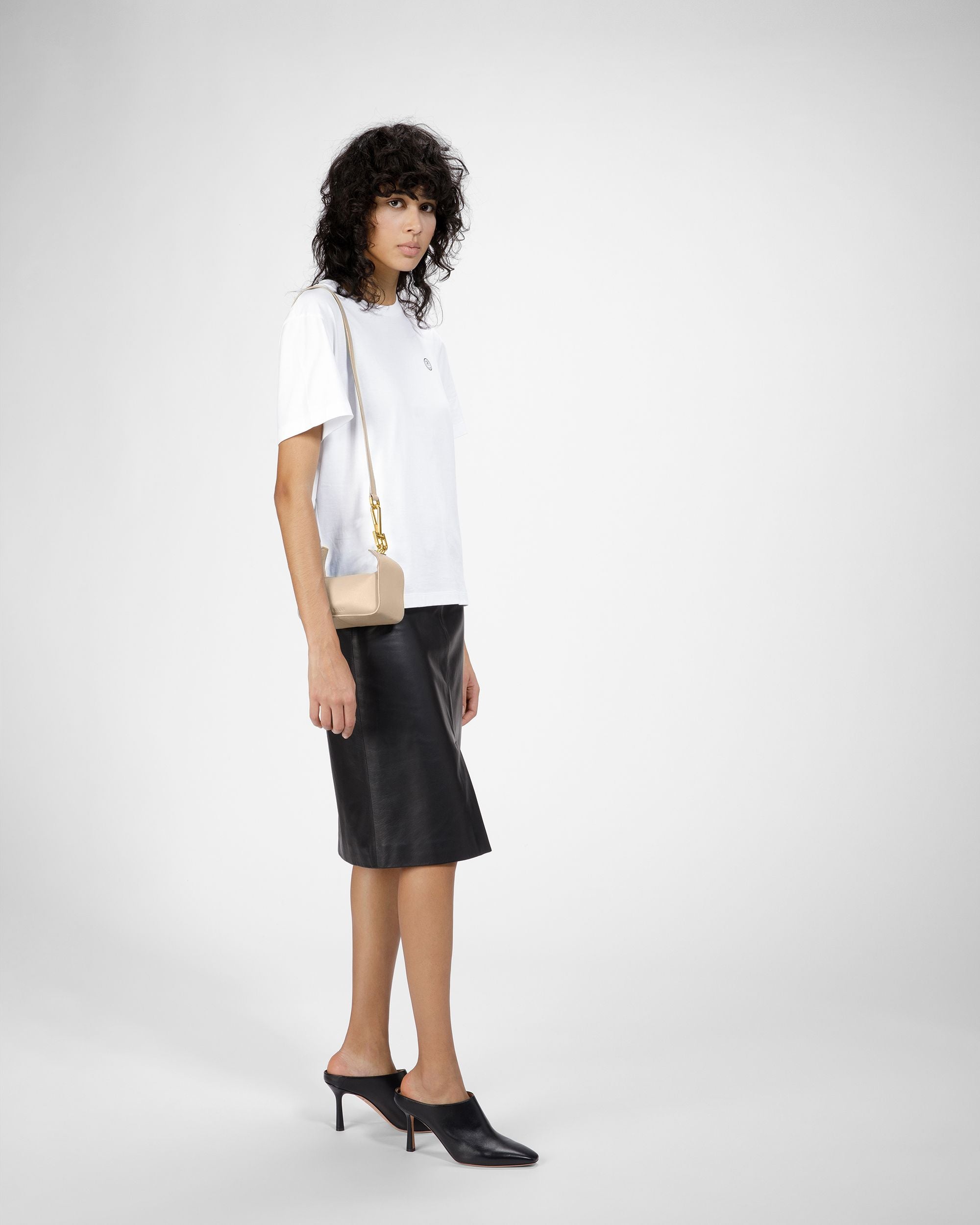 B-Hook Xs Minibolso De Piel Color Fósil - Mujer - Bally - 09
