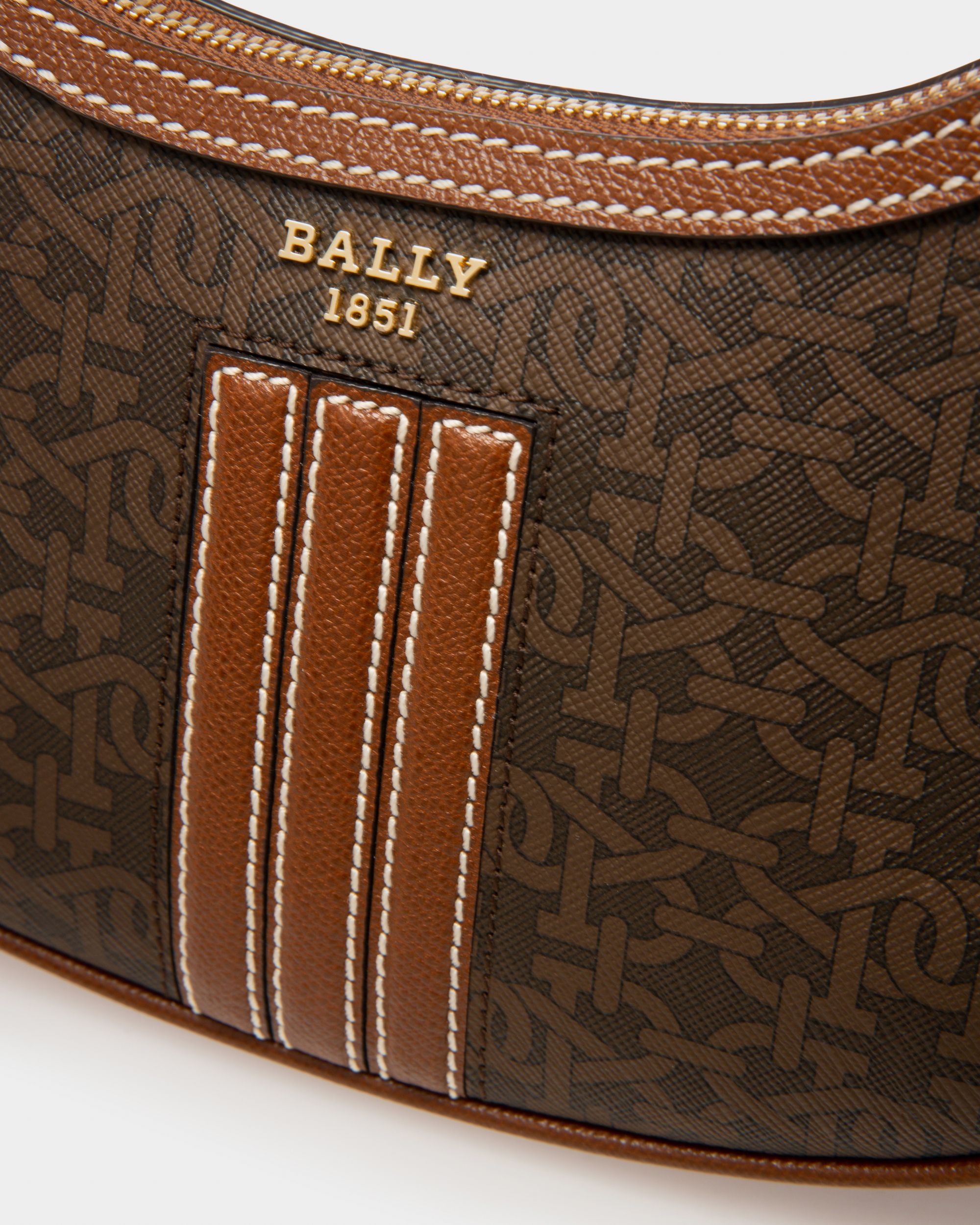 Deyr Tpu Minibag In Brown - Women's - Bally - 04