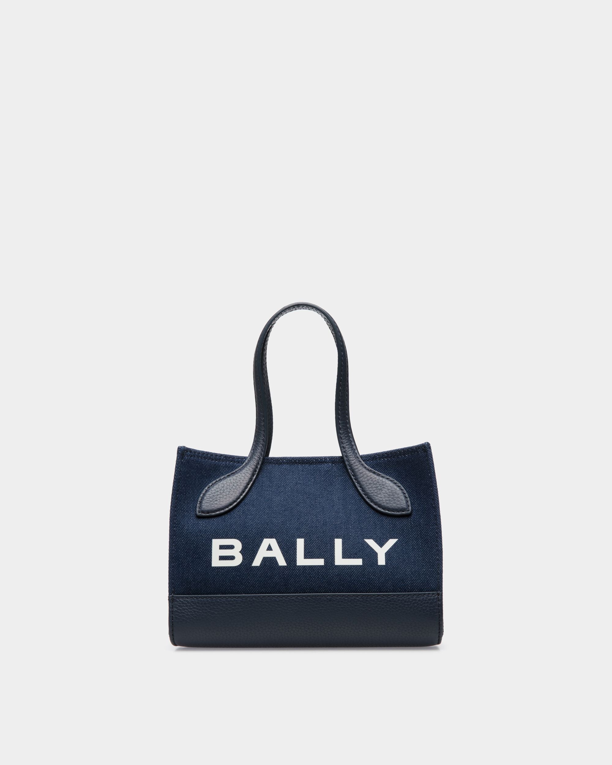 Minibolso Bar De Denim Azul - Mujer - Bally - 01